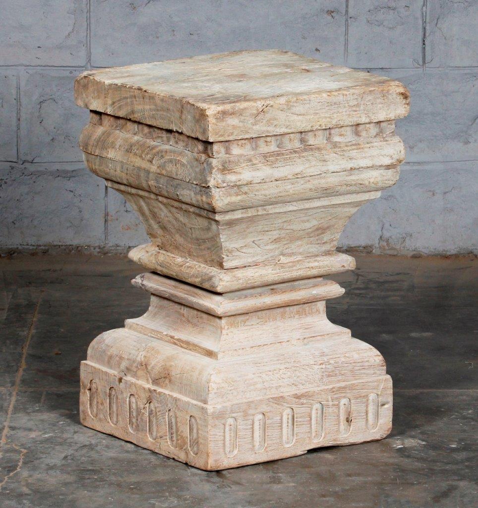 Reclaimed Timber stool/ Side Table 222218