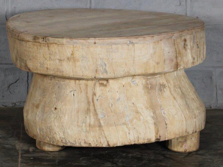 PRESALE Indian Vintage large Ukhali table 257704