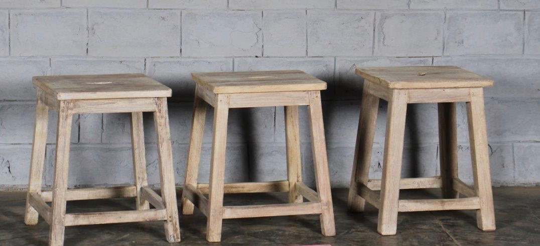 PRESALE Vintage Indian Stool 276687