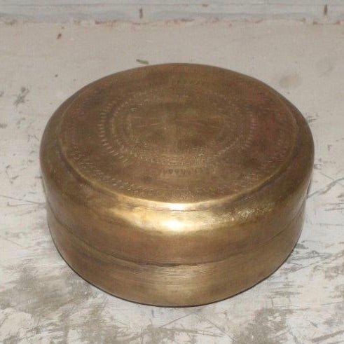 Indian brass Chapati box 260862