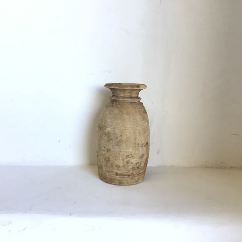 Carved Vintage Indian Utensil Holder 214550