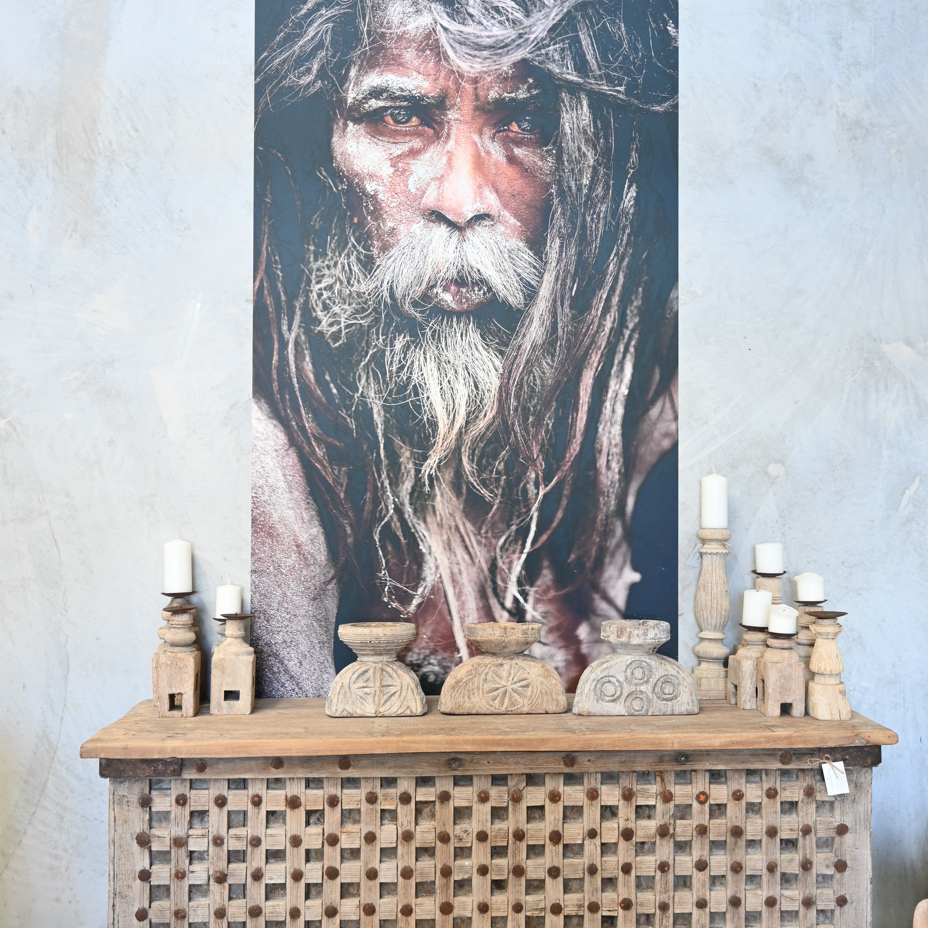 Indian Vintage candle holder 276804