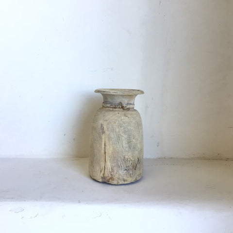 Carved Vintage Indian Utensil Holder 214550