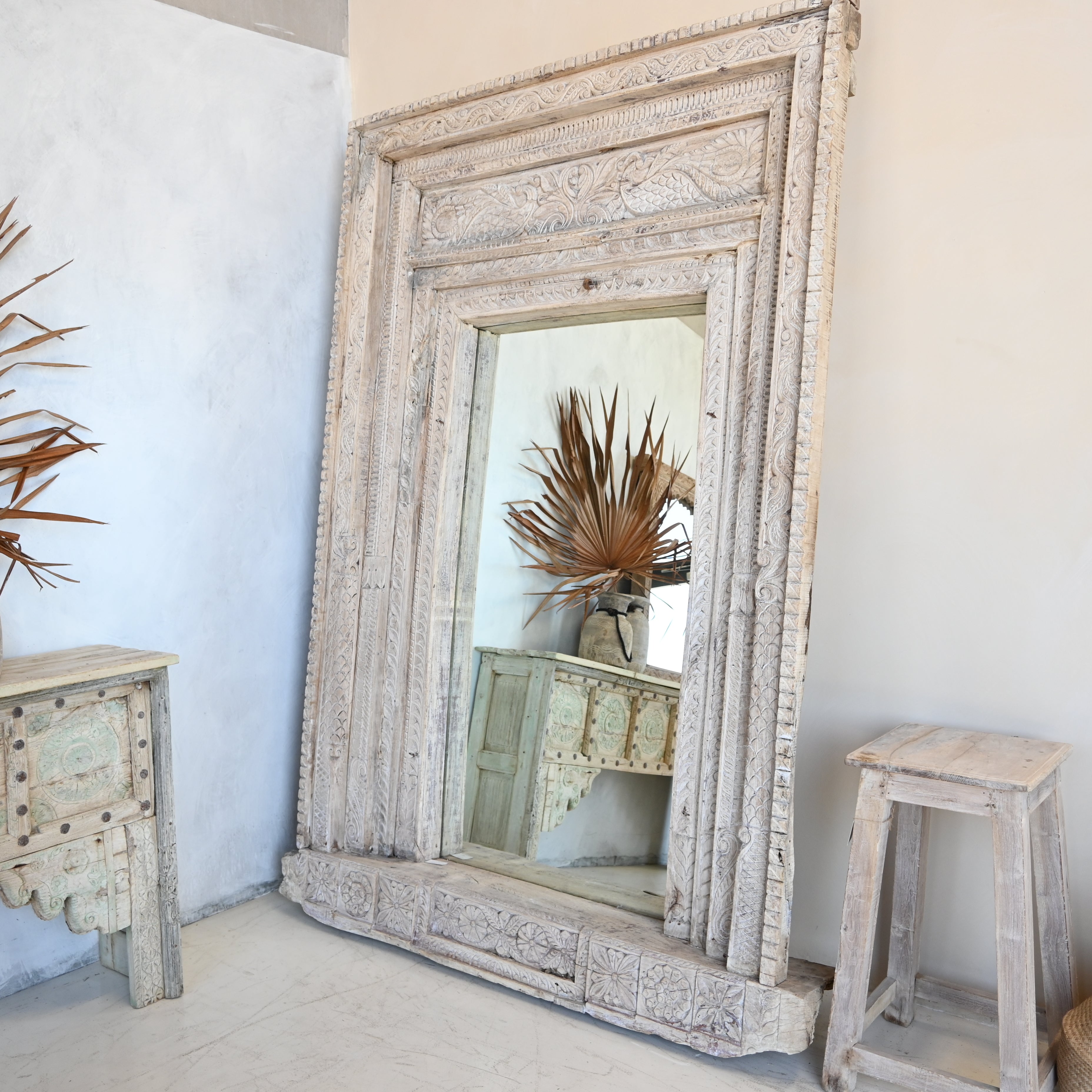 Vintage Indian mirror 206209