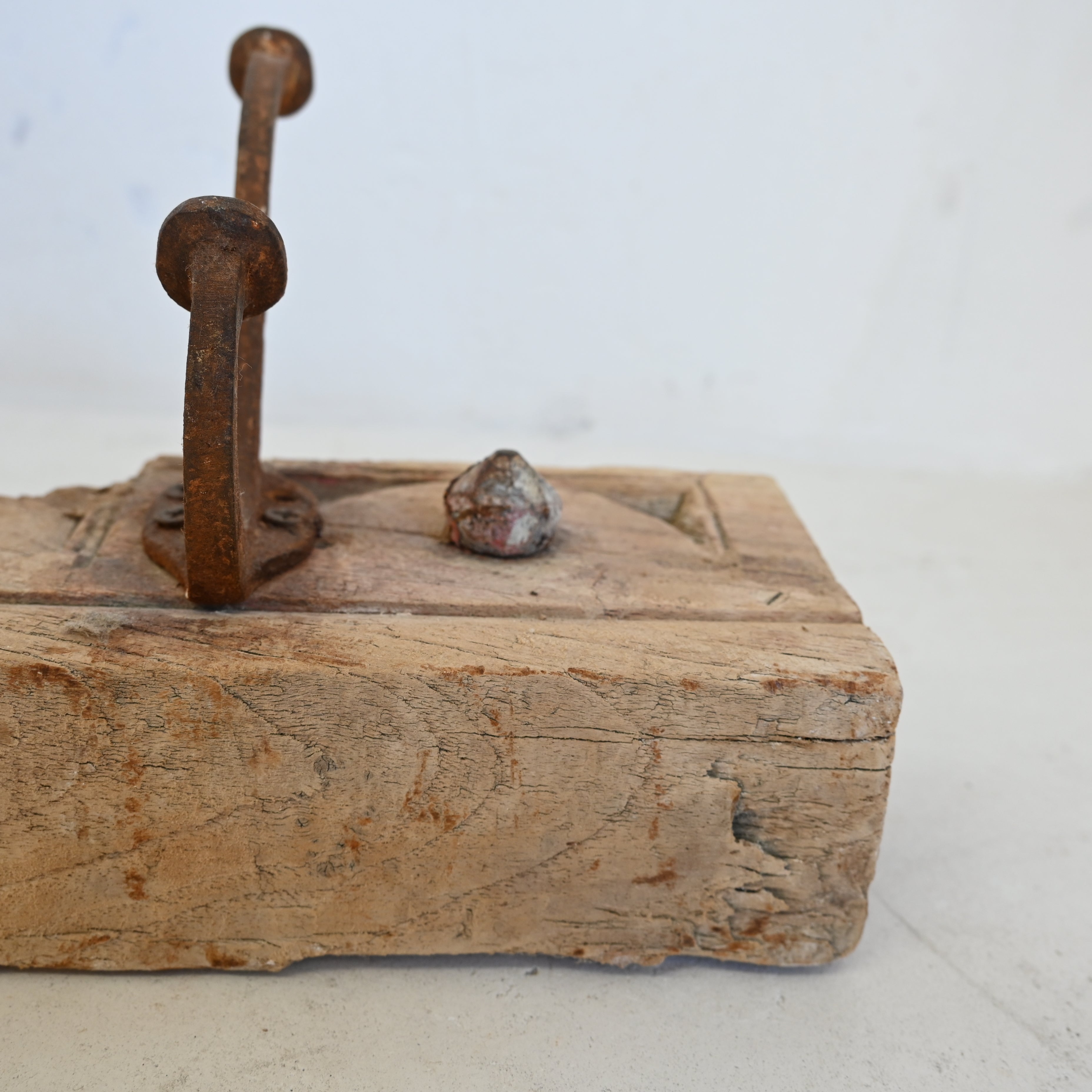 Indian Antique double wall hook -1