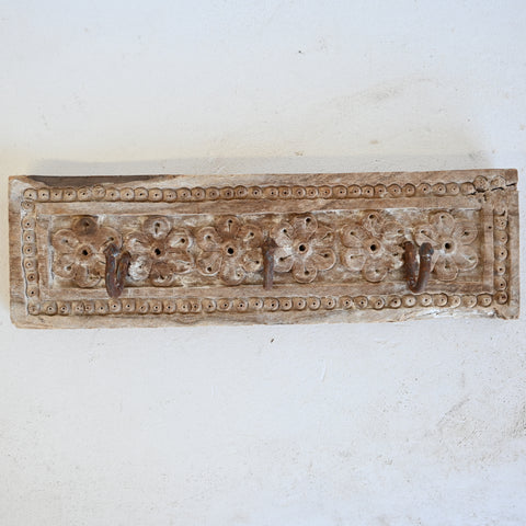 Carved Indian Triple Hook 177673-1