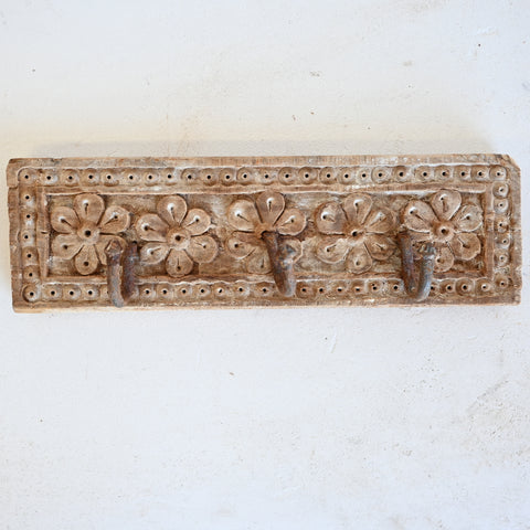 Carved Indian Triple Hook 177673-1