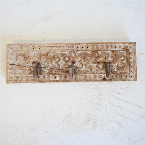 Carved Indian Triple Hook 177673-1