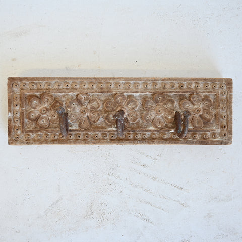 Carved Indian Triple Hook 177673-1