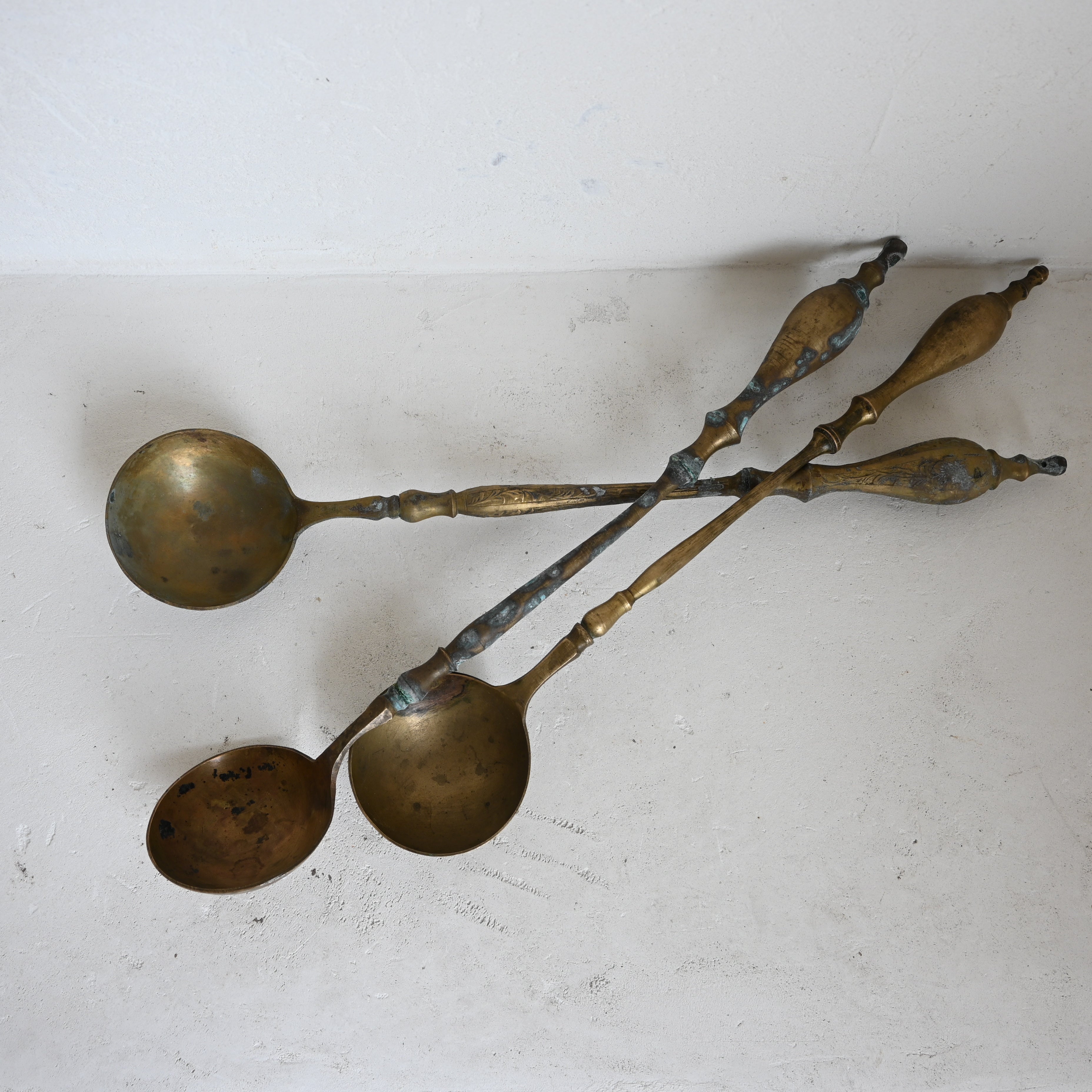Vintage Indian Brass spoon 28905
