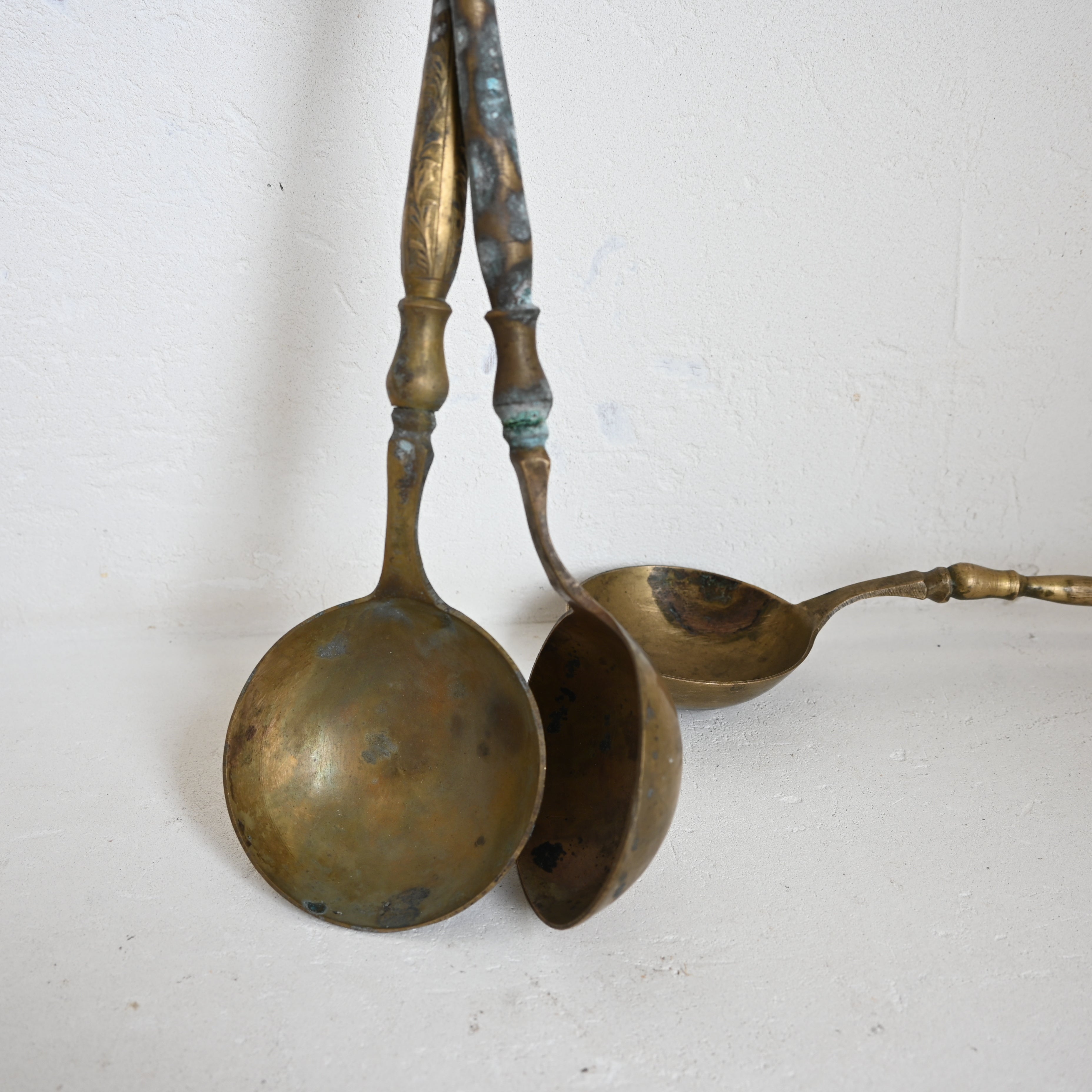 Vintage Indian Brass spoon 28905