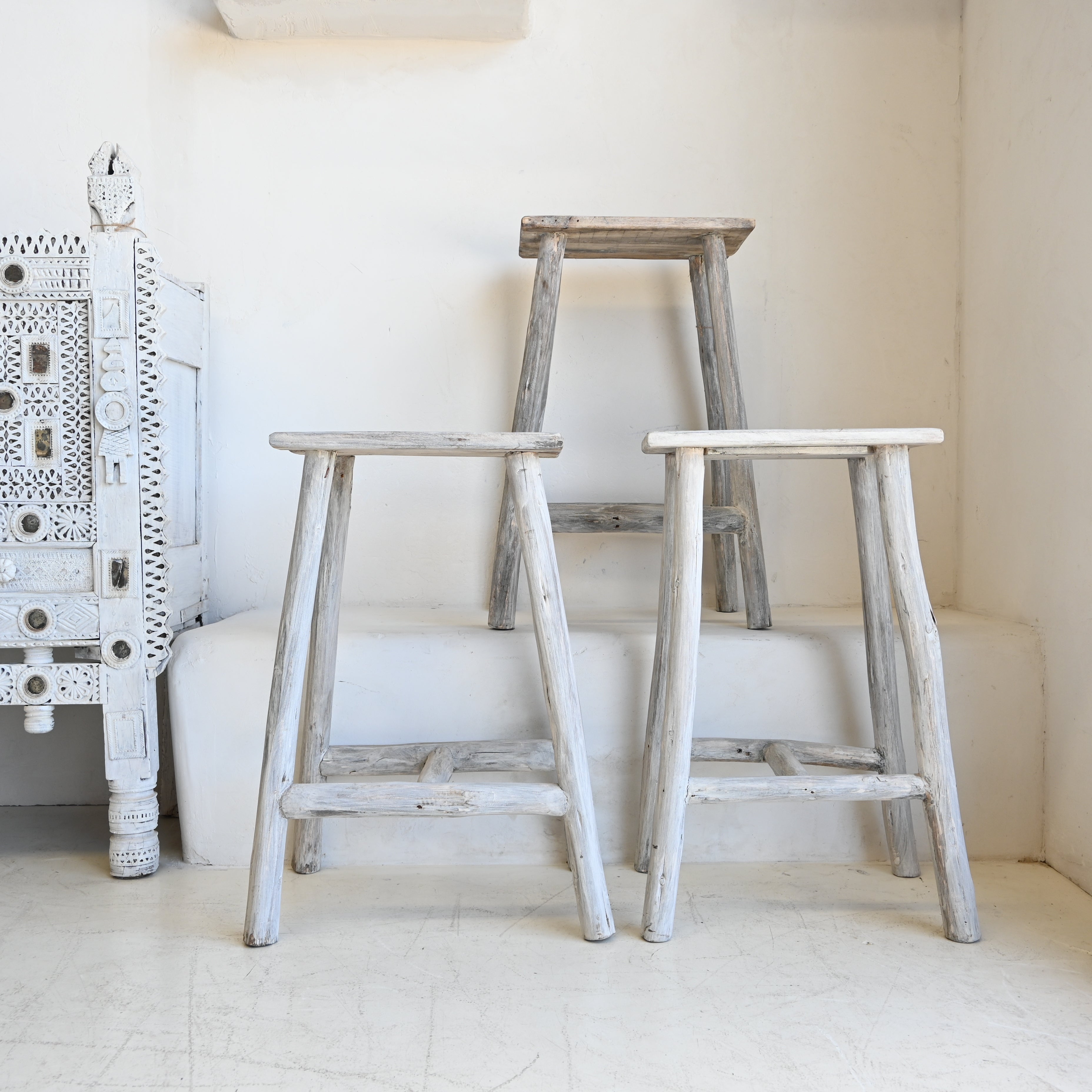 Vintage Indian Stool 260911