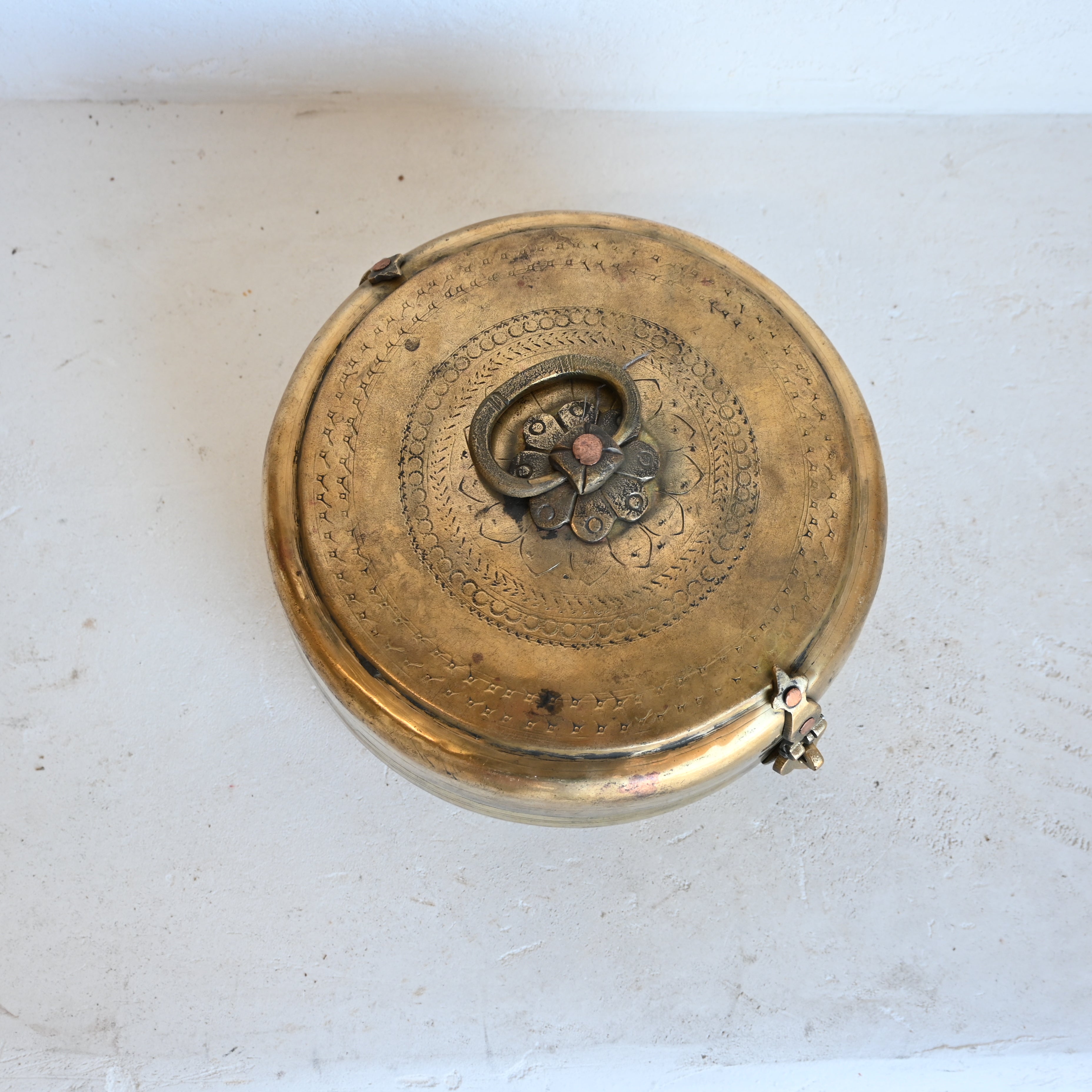 Brass Chapati Box 285782