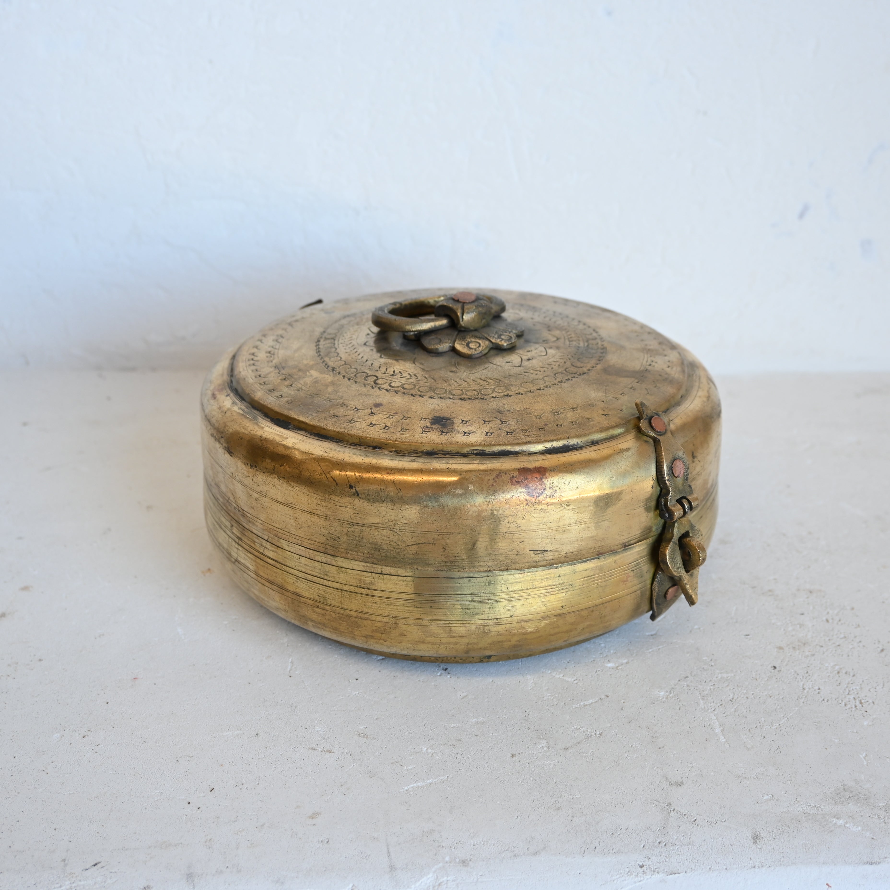 Brass Chapati Box 285782