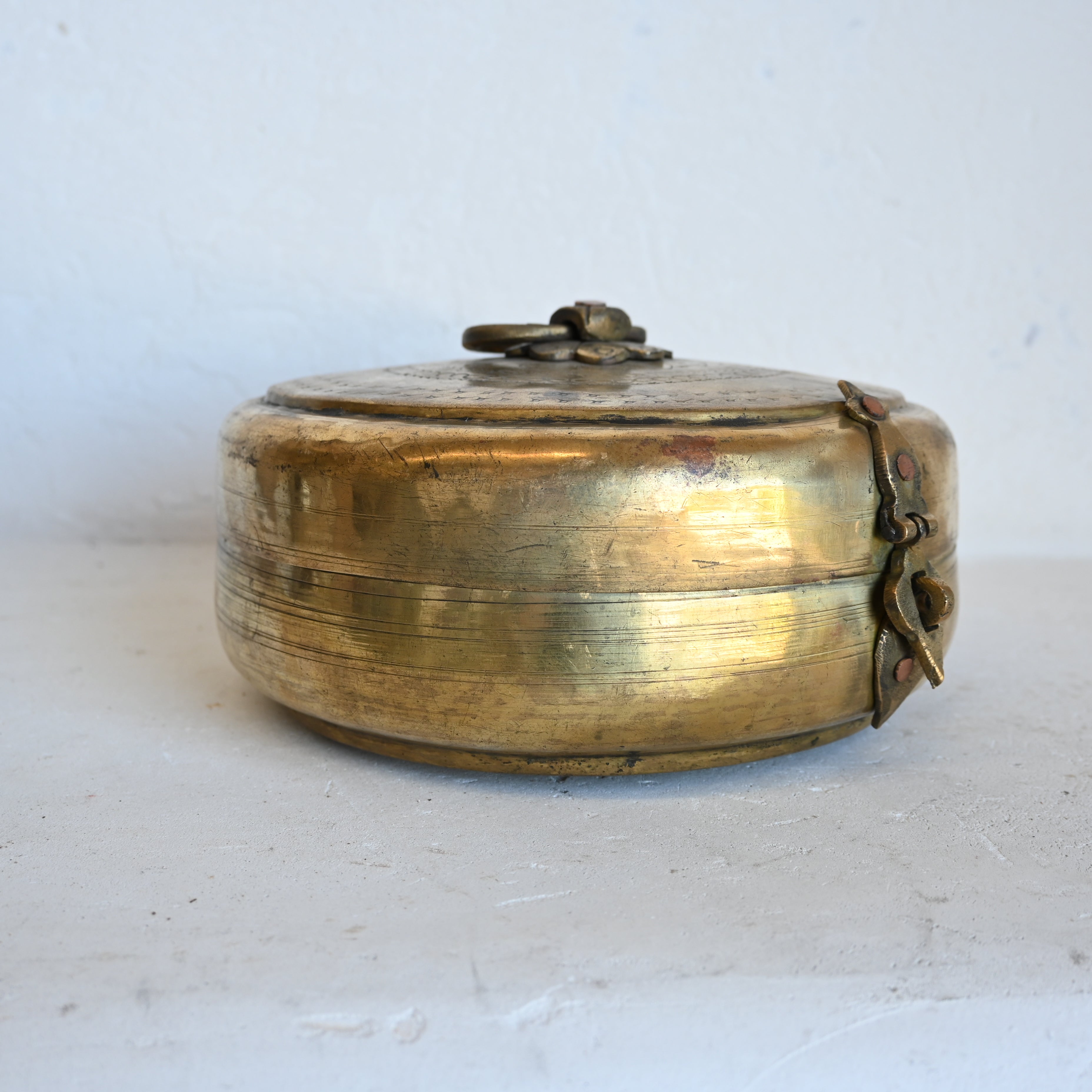 Brass Chapati Box 285782