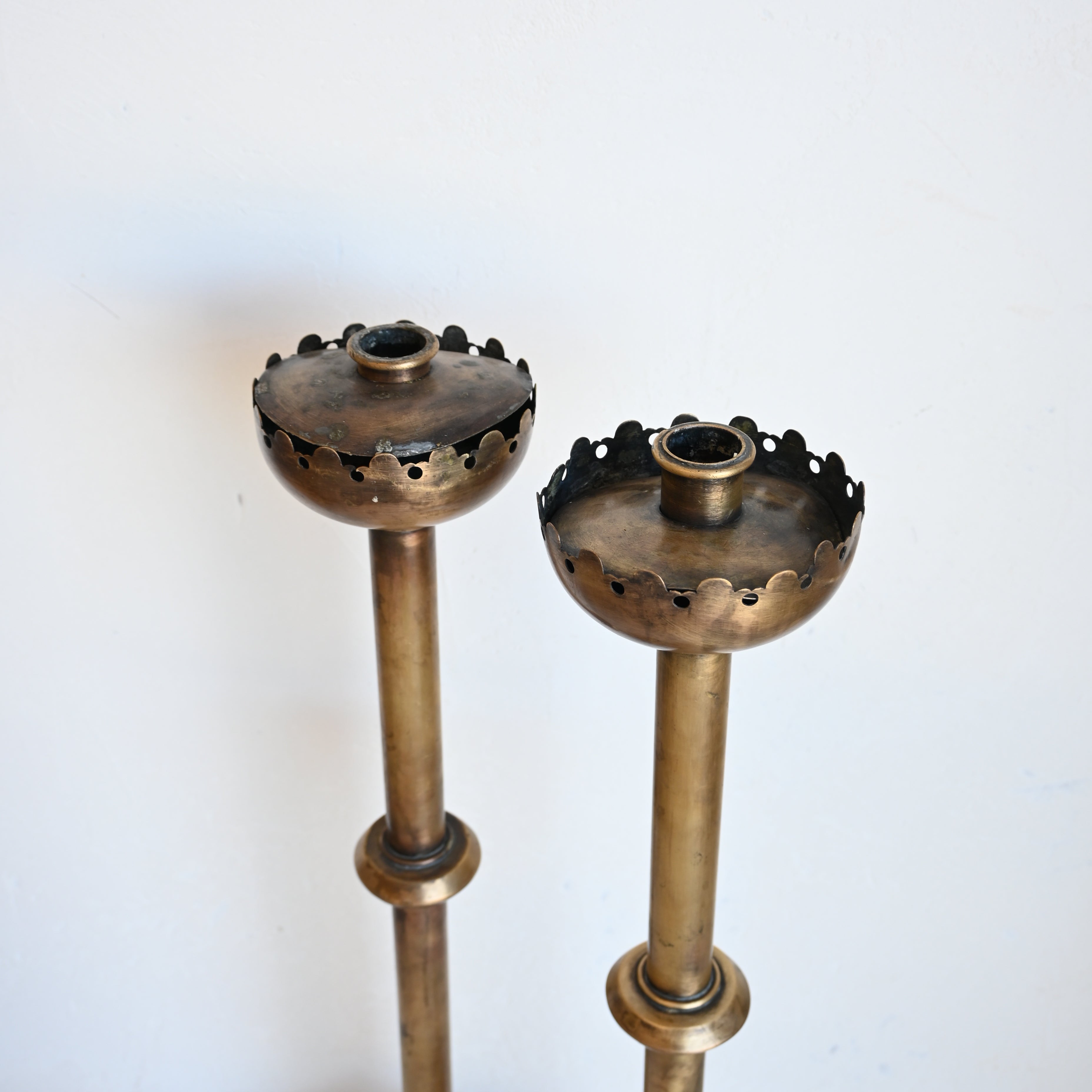 Antique Brass Candle Stand 286864