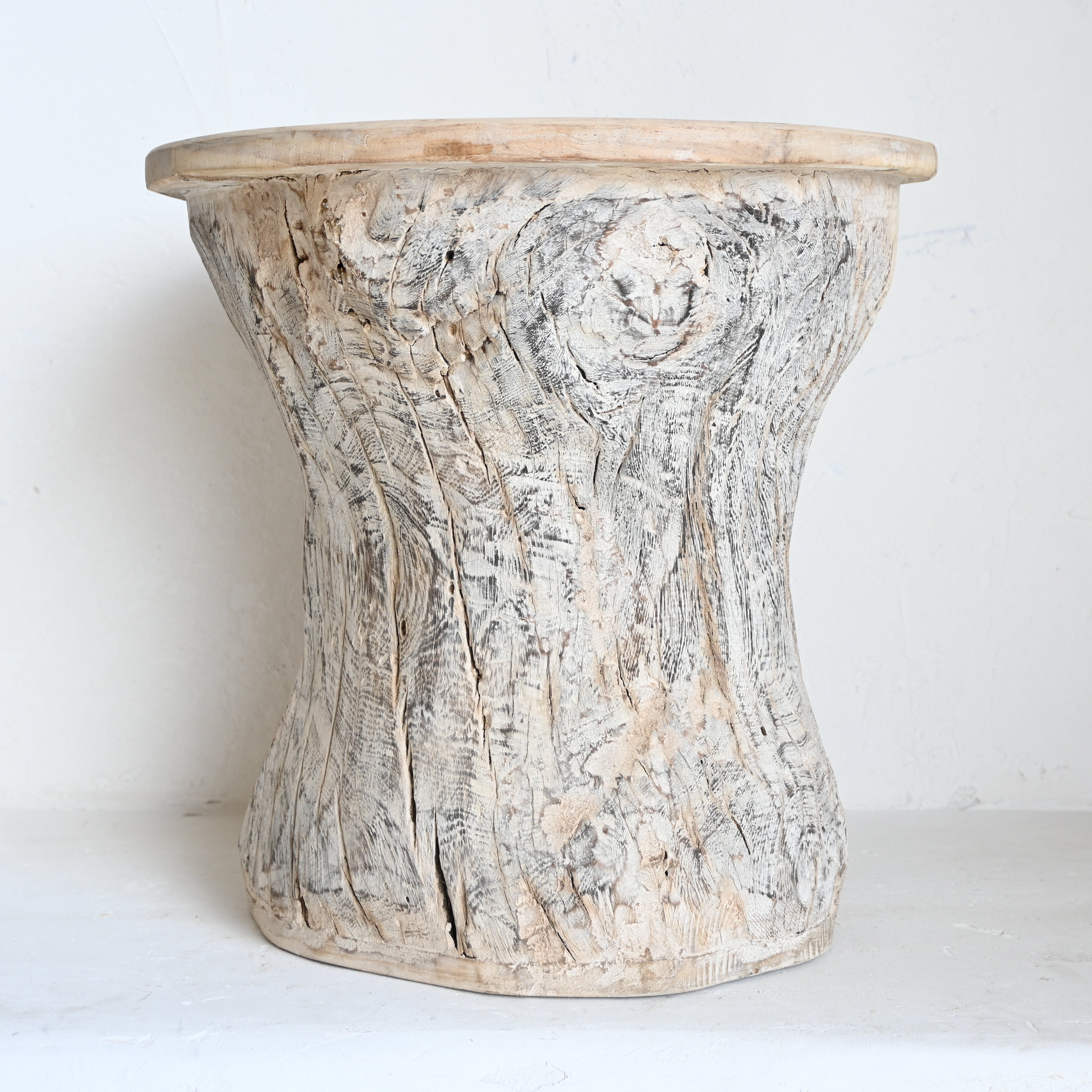 Vintage Indian Ukhali stool 288549 B