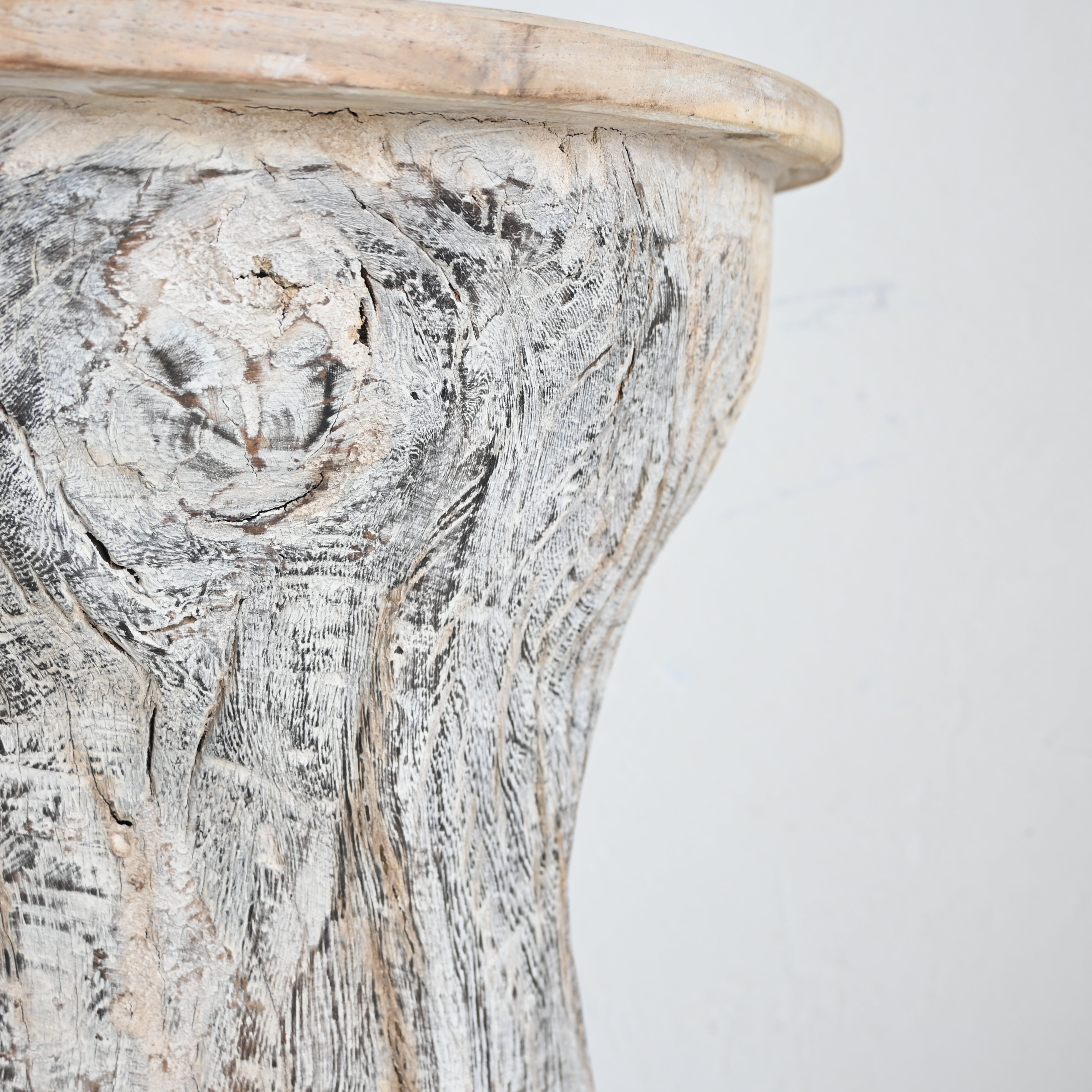 Vintage Indian Ukhali stool 288549 B