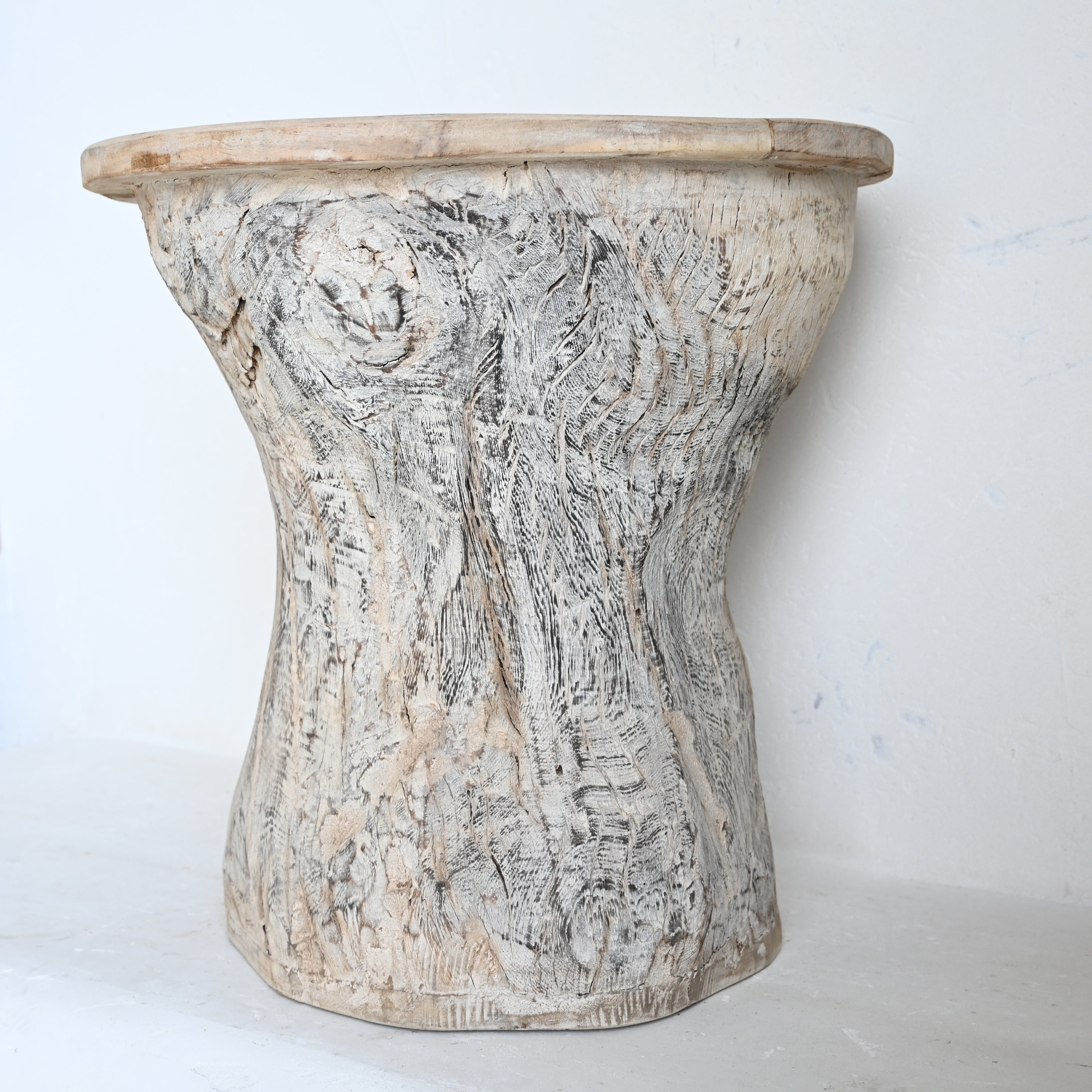 Vintage Indian Ukhali stool 288549 B