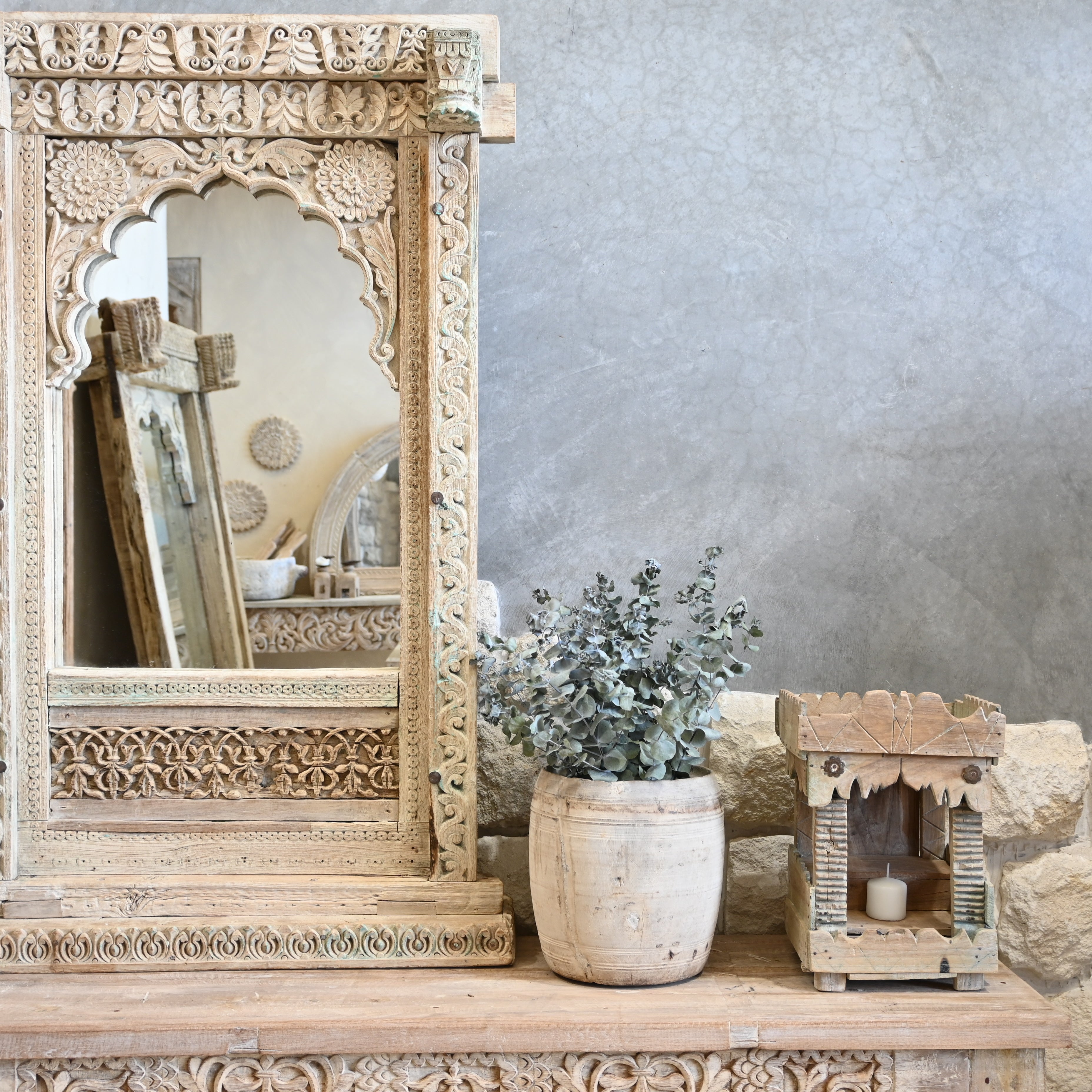 Vintage Indian Mirror 286719