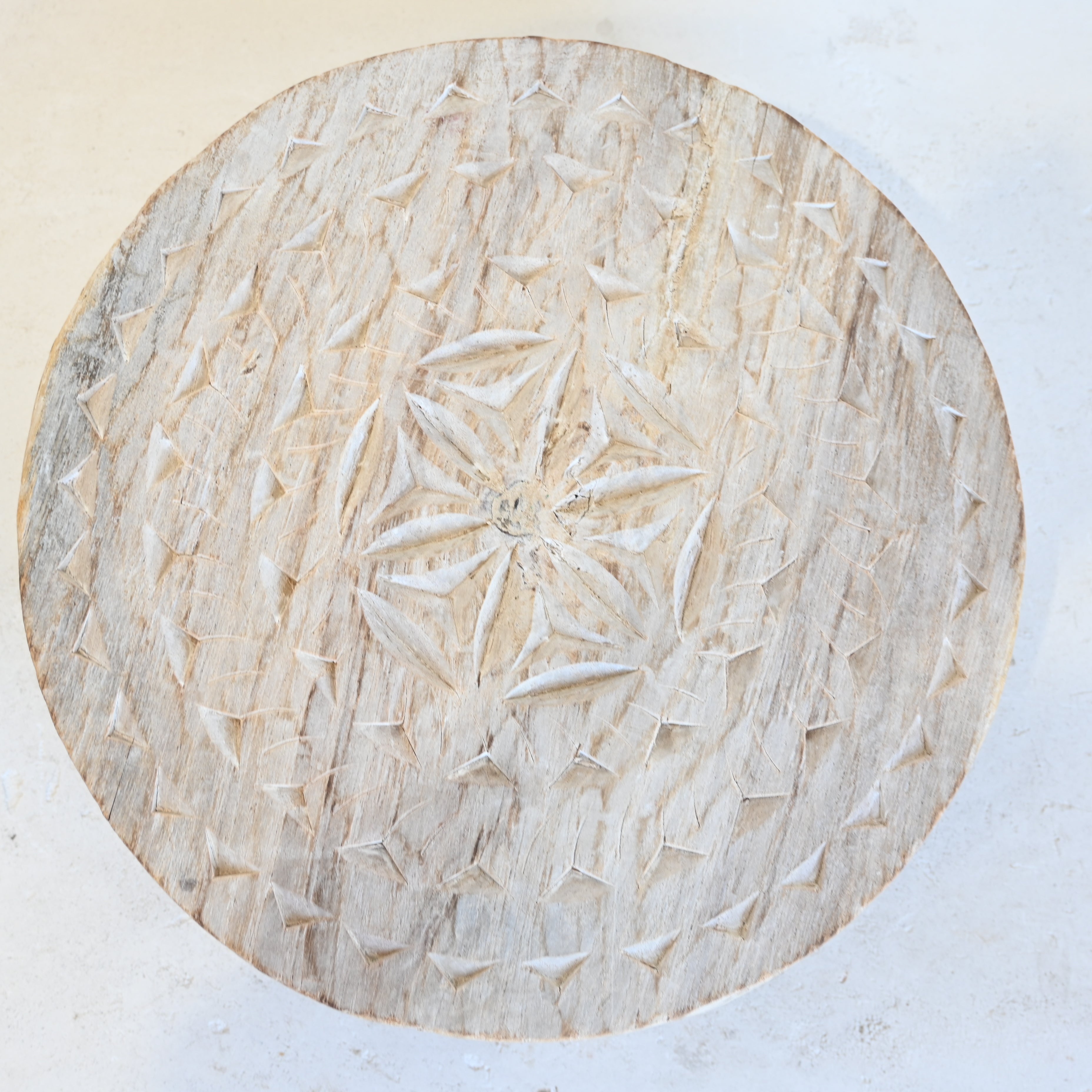 Indian carved Chapati with legs 288179