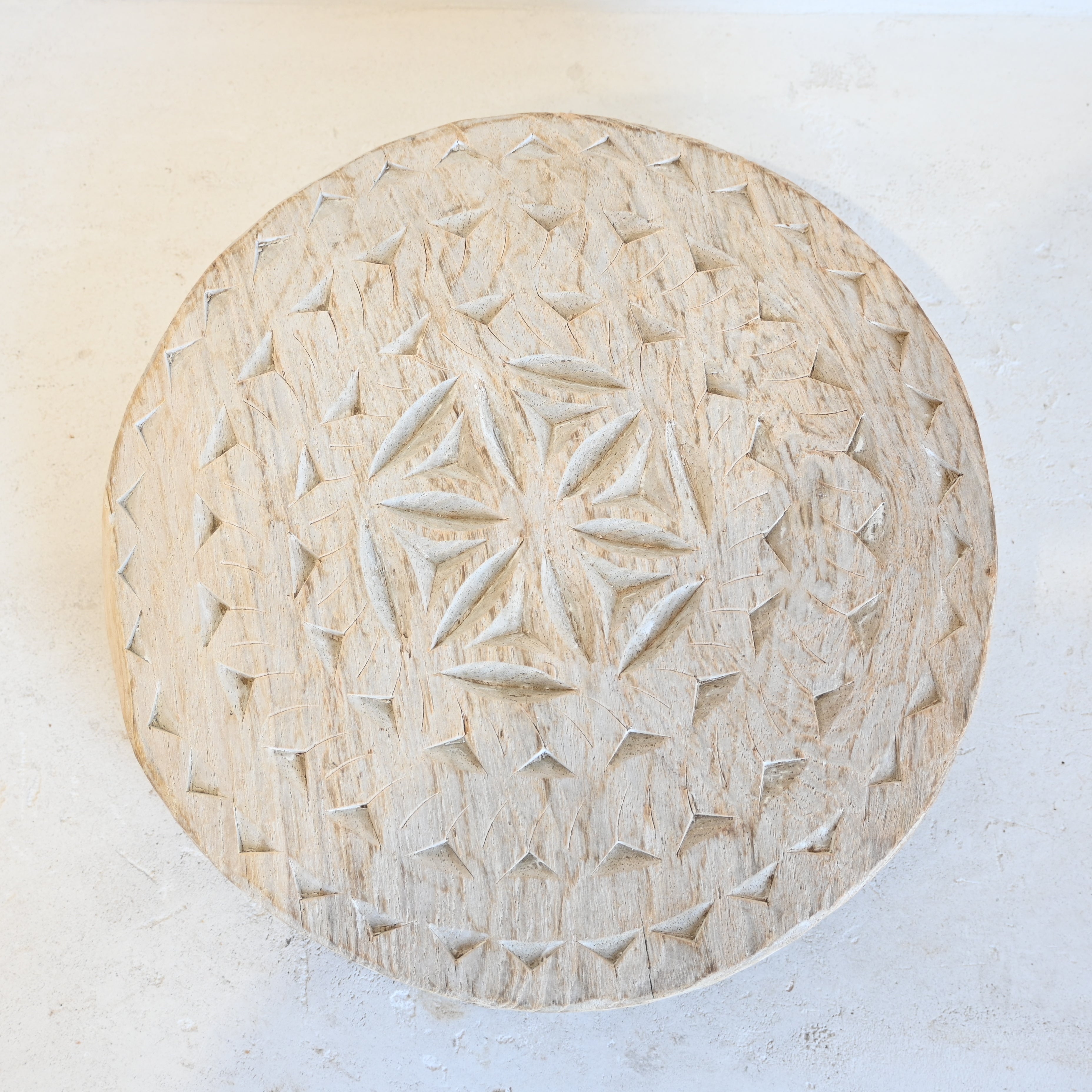 Indian carved Chapati with legs 288179