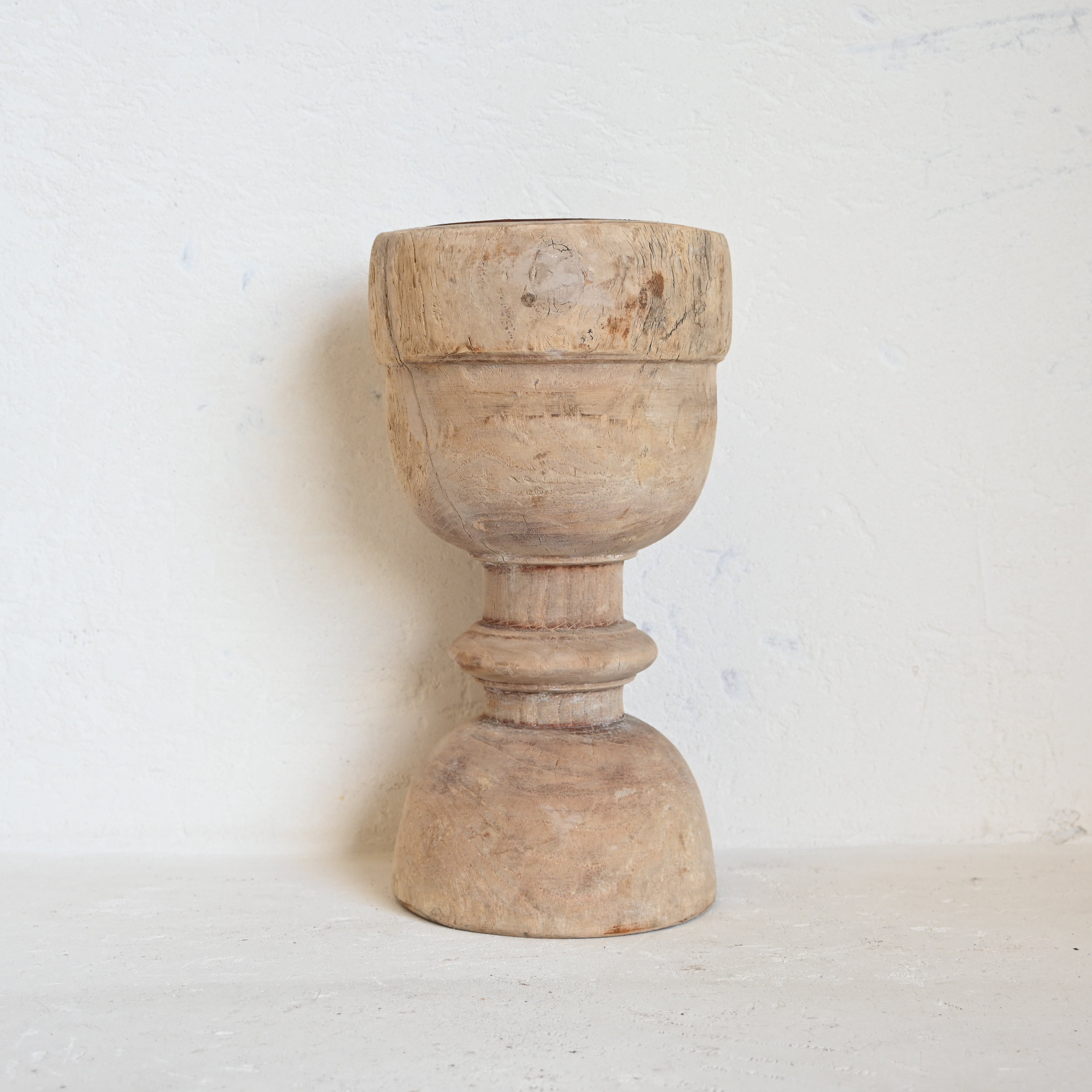 Indian Carved Candle stand 310958