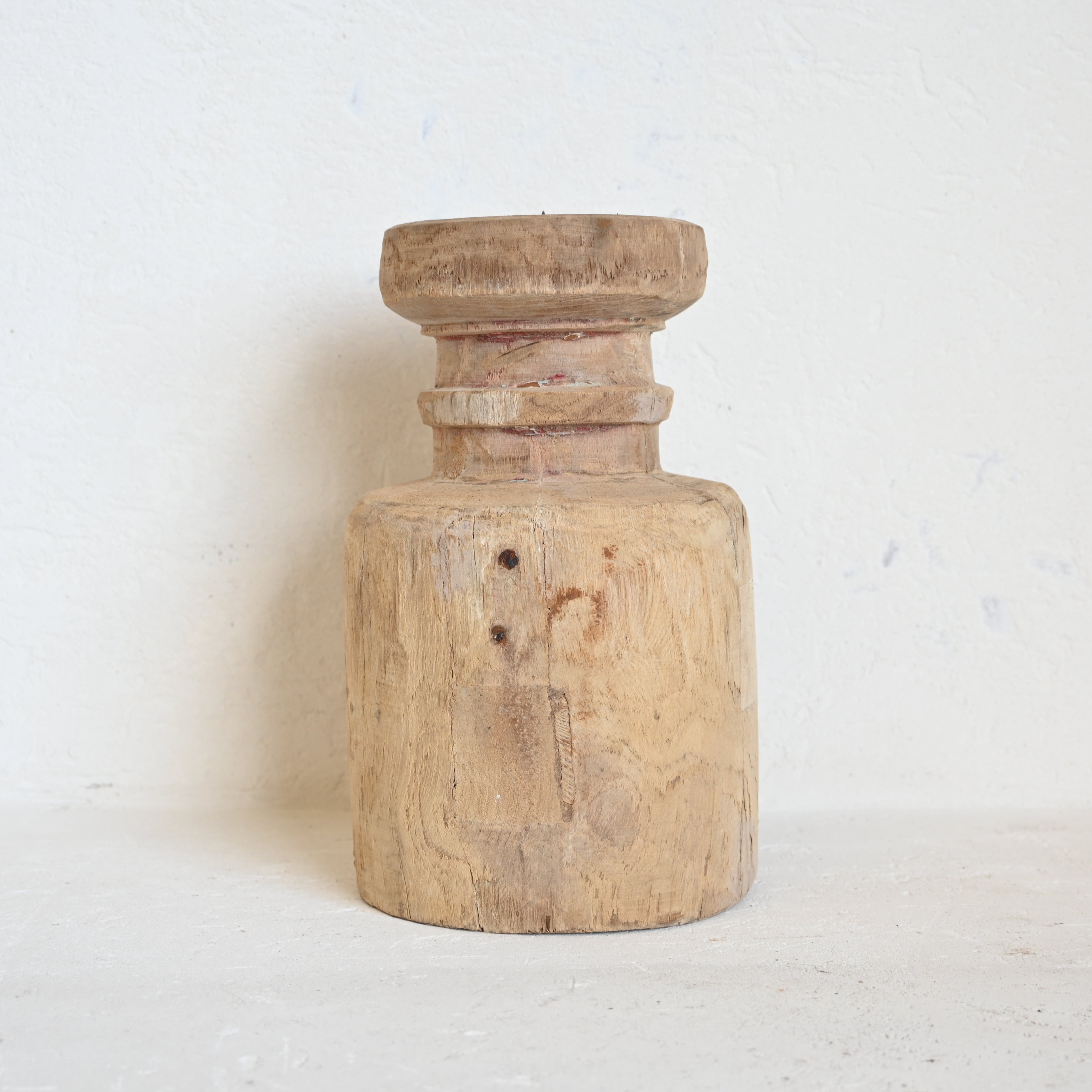 Indian Carved Candle stand 310958