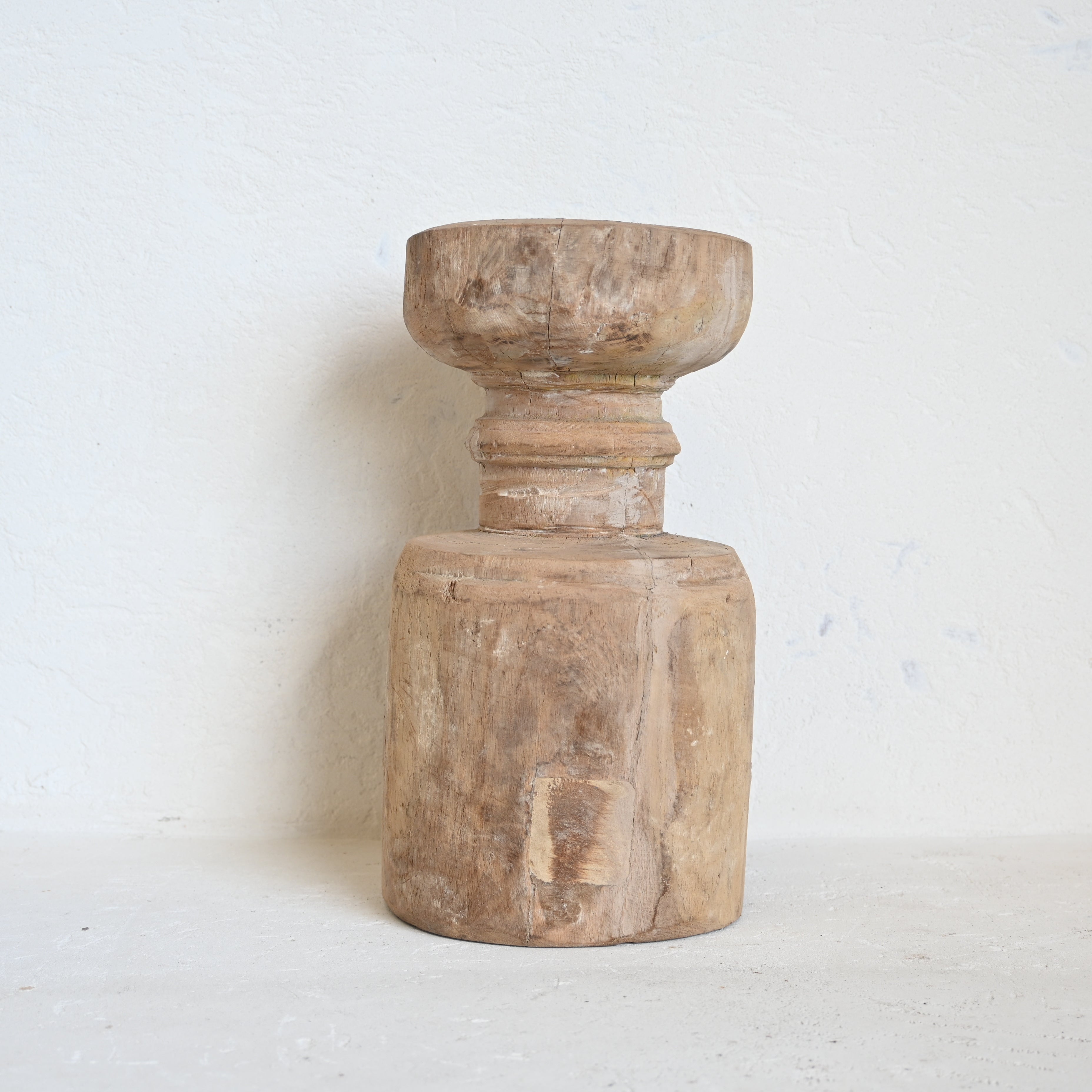 Indian Carved Candle stand 310958