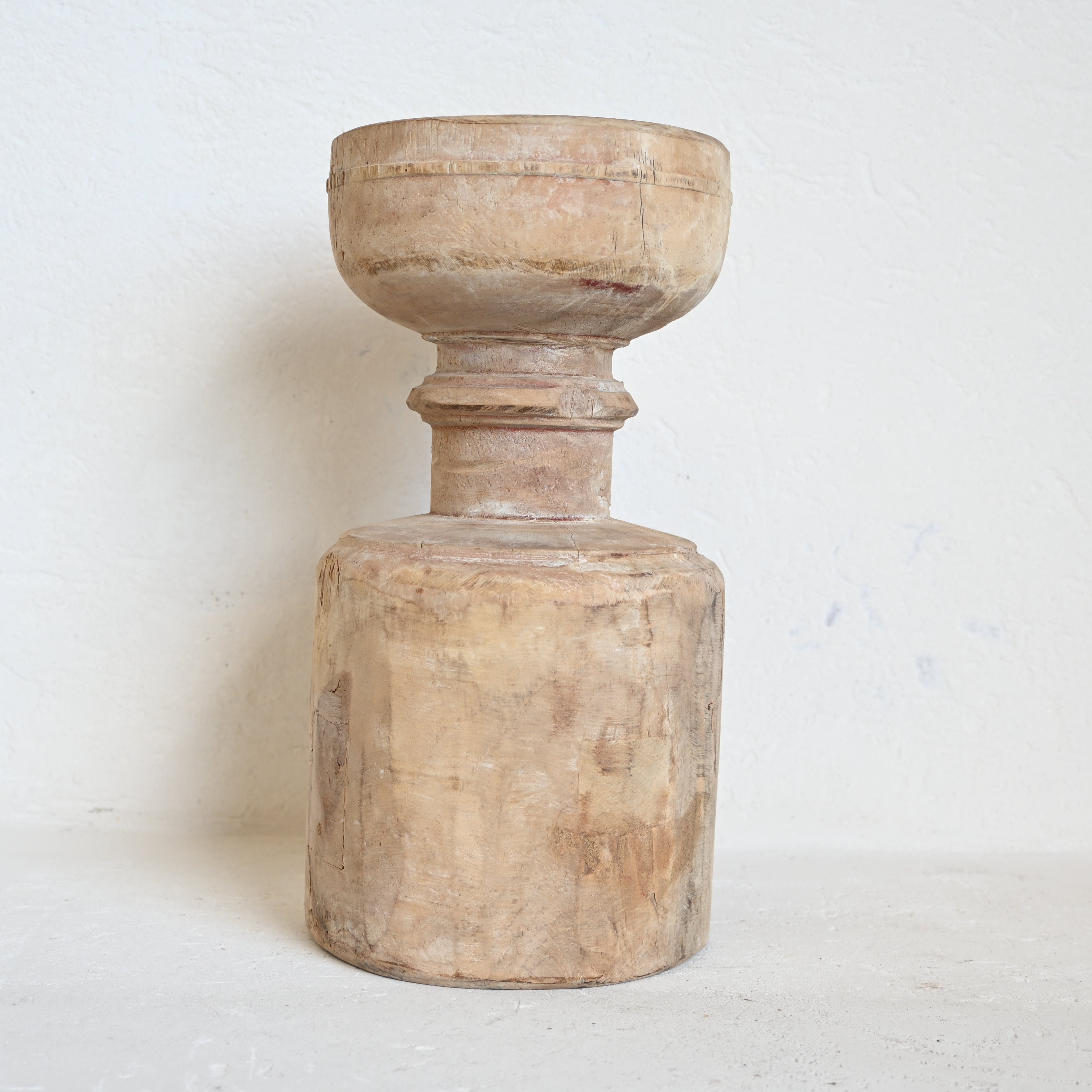 Indian Carved Candle stand 310958