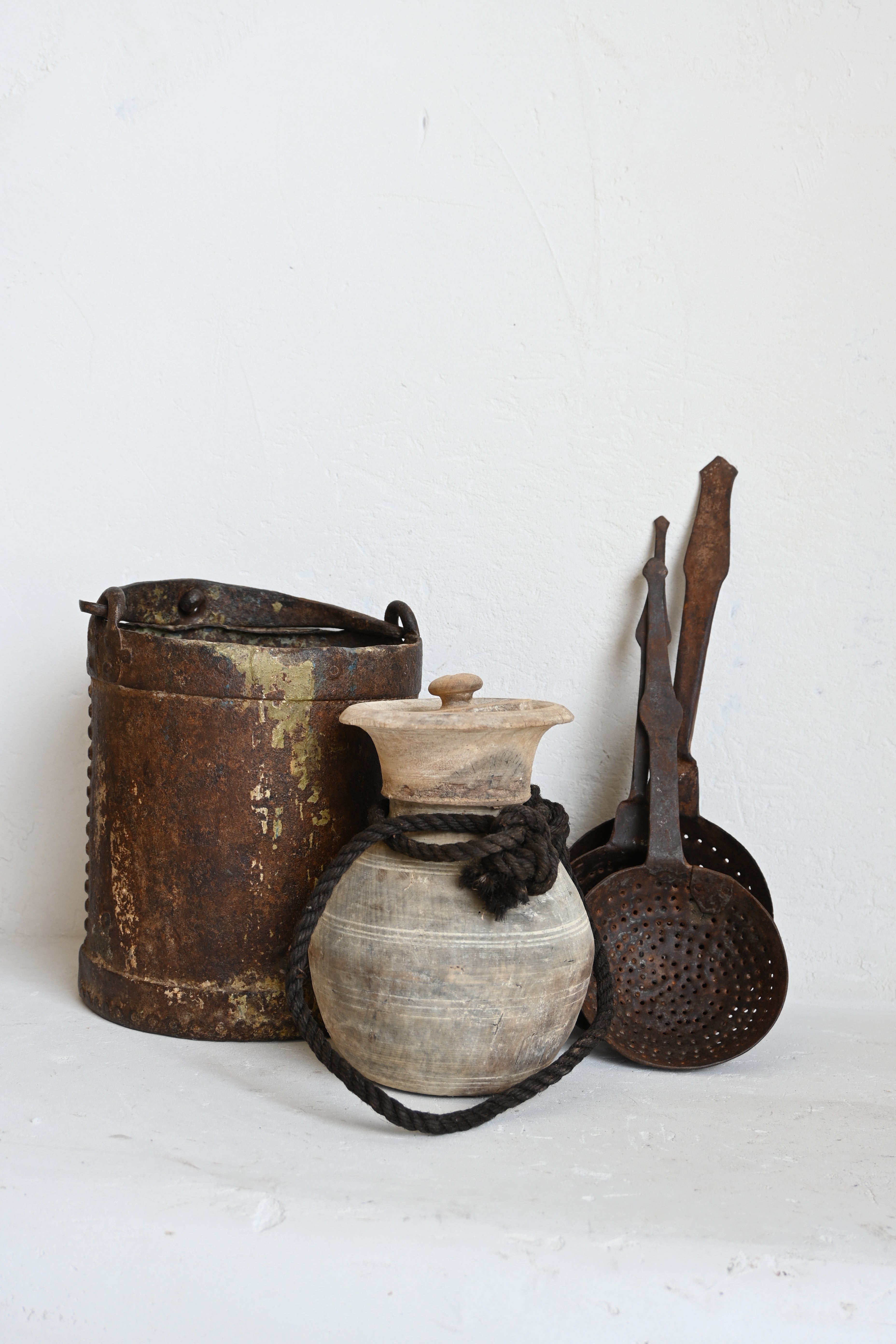 Vintage Indian Iron spoon 306157