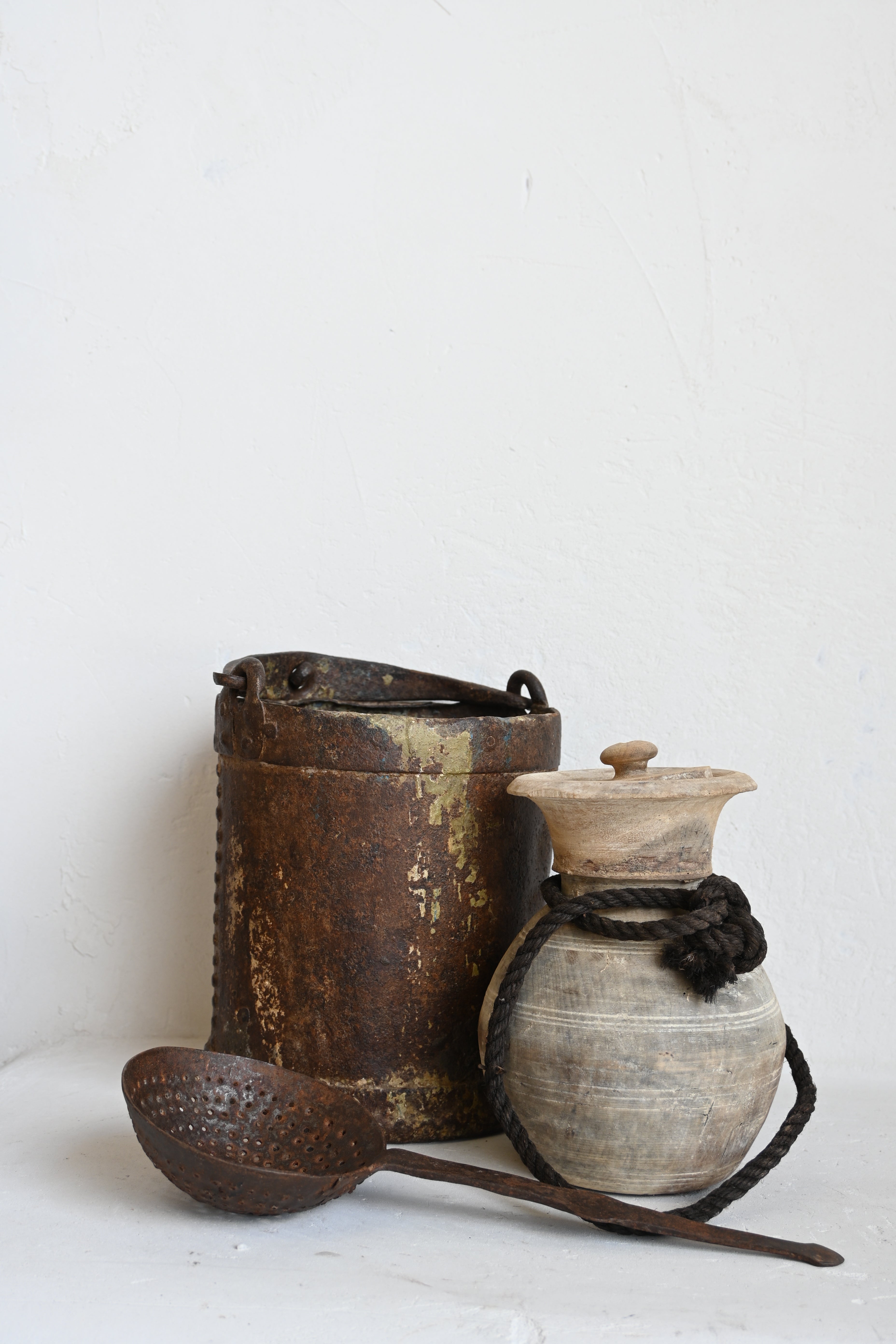 Vintage Indian Iron spoon 306157