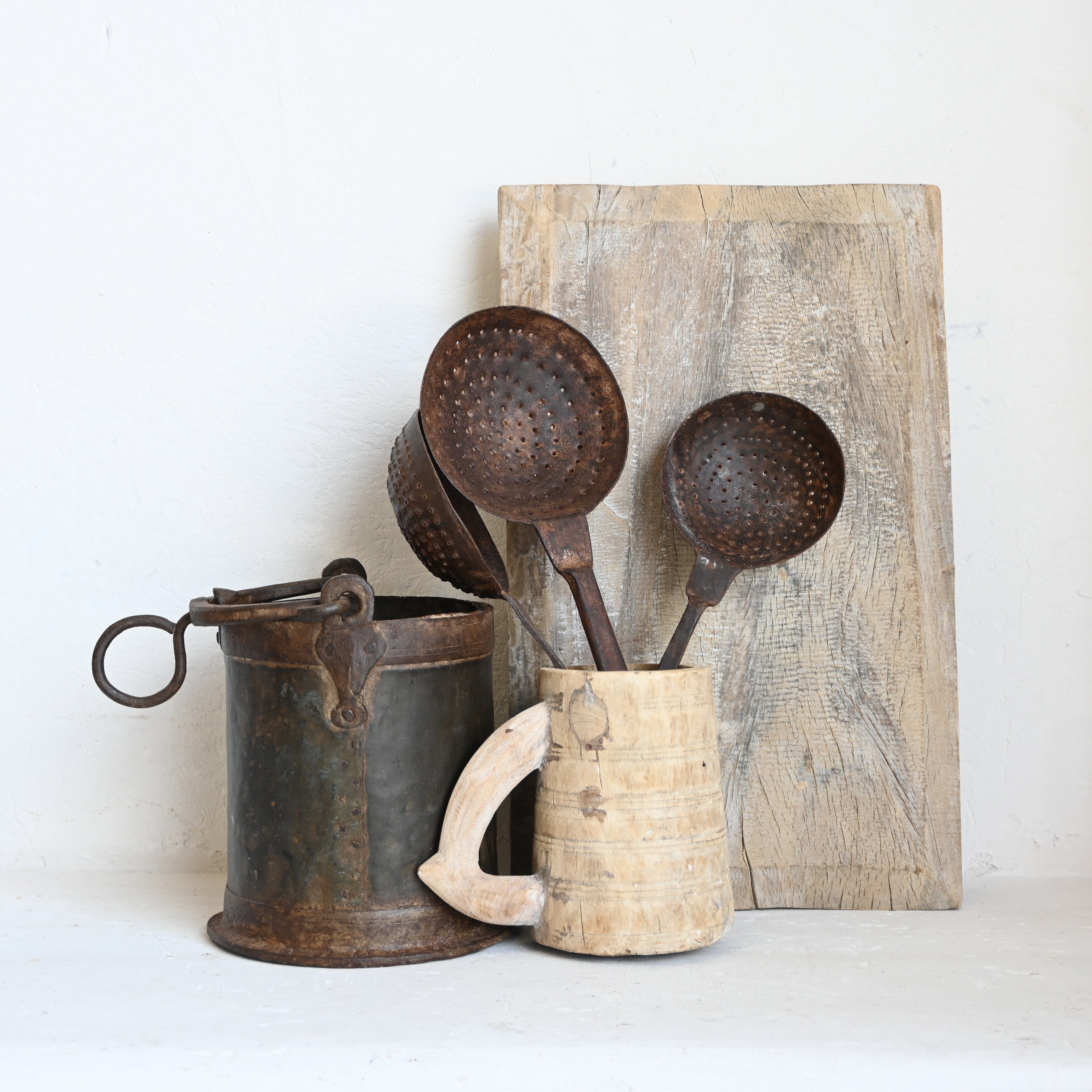 Vintage Indian Iron spoon 306157