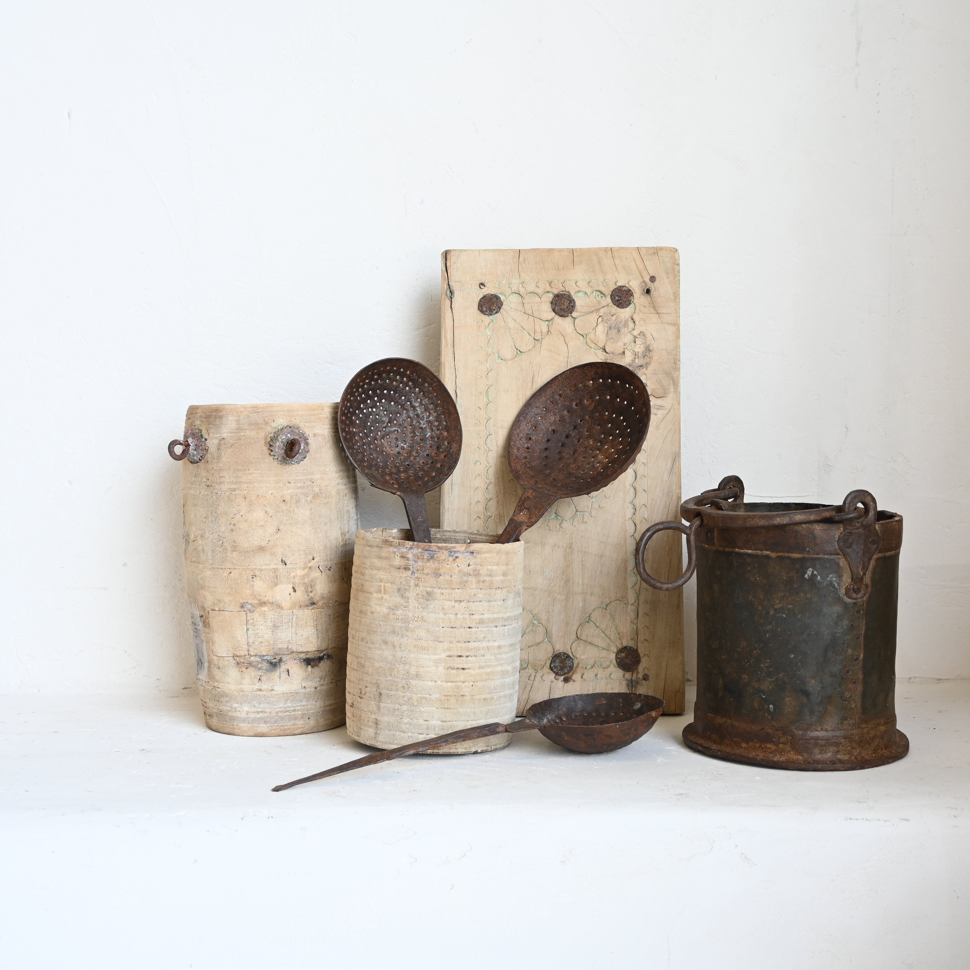 Vintage Indian Iron spoon 306157