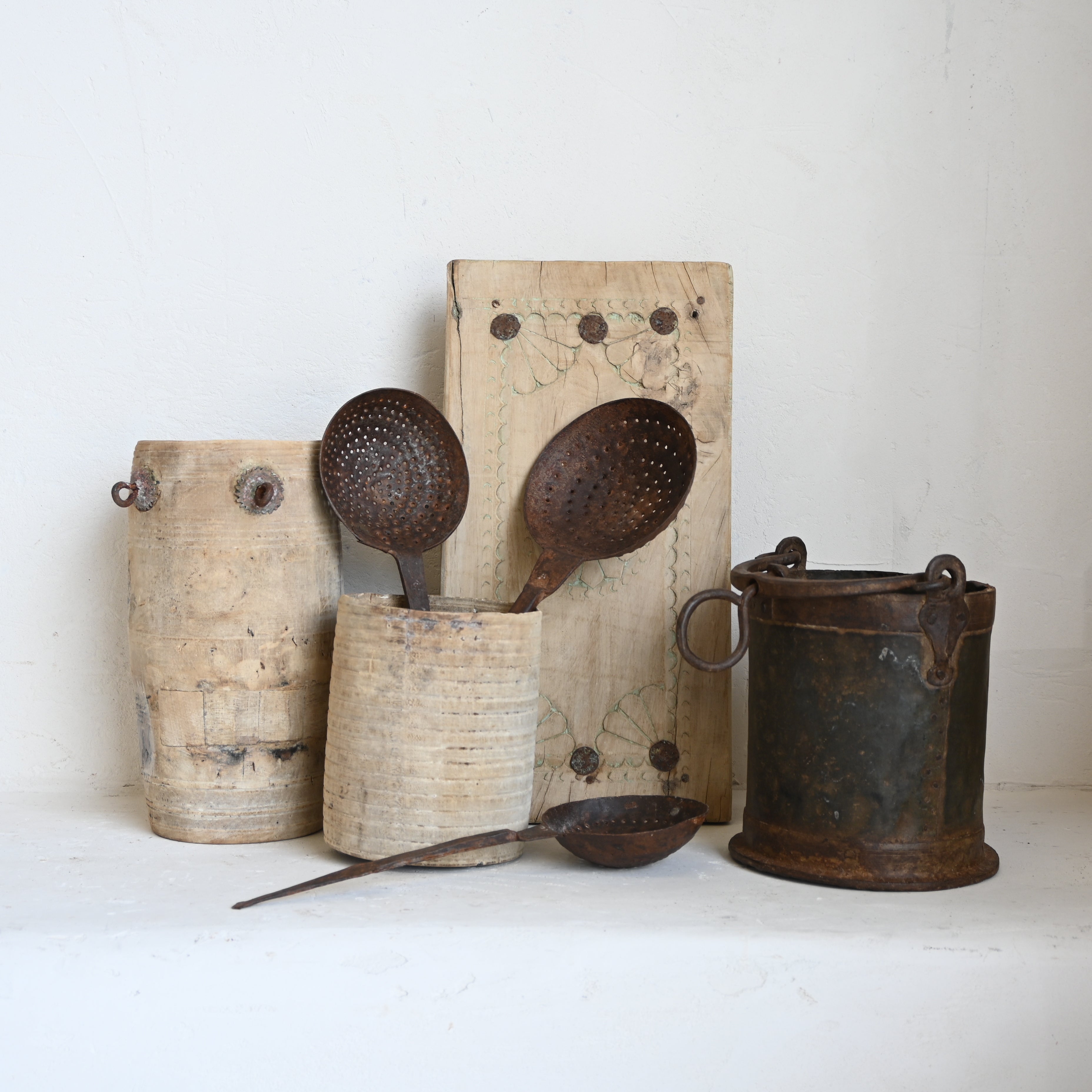 Vintage Indian Iron spoon 306157