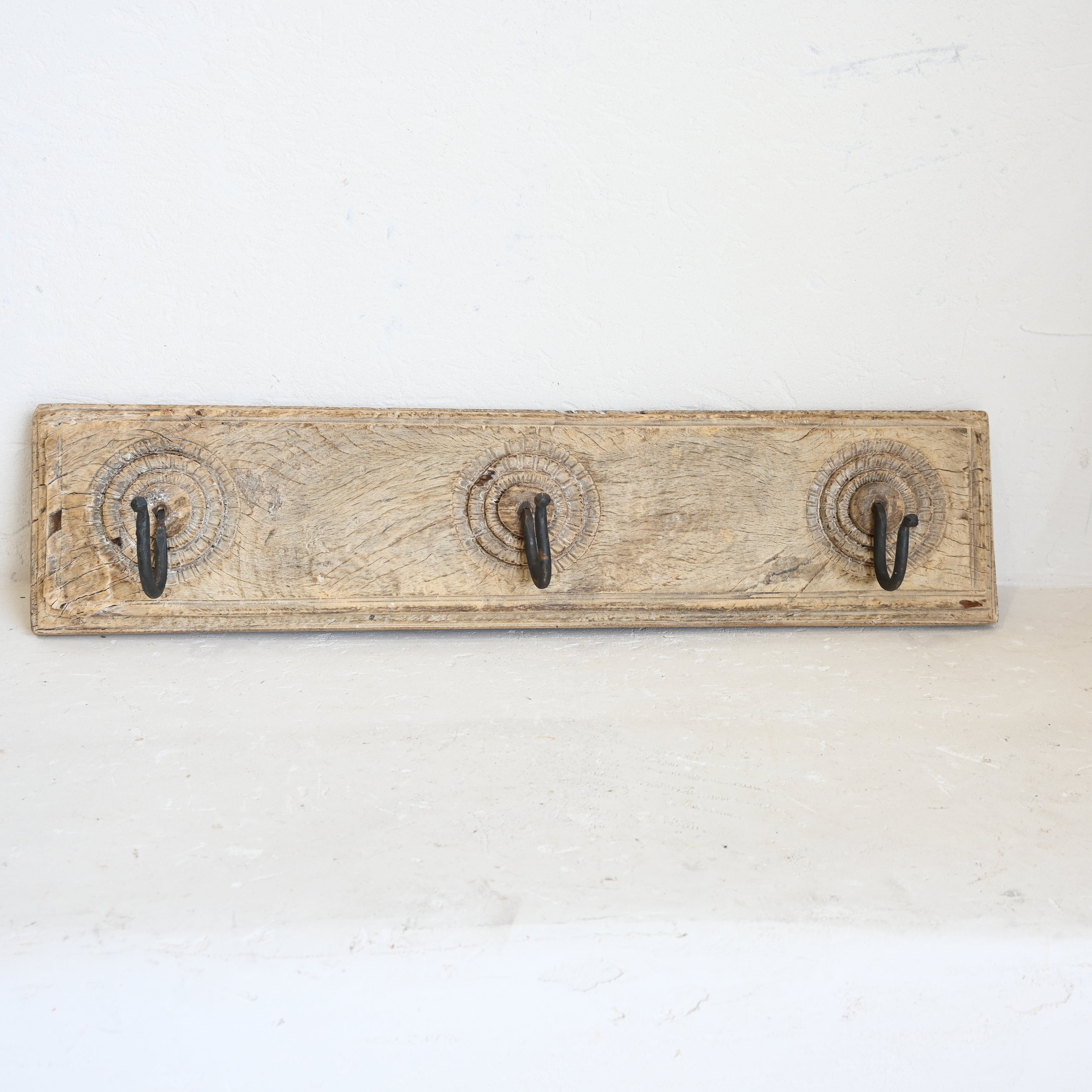 Carved Indian Timber Hook 308047