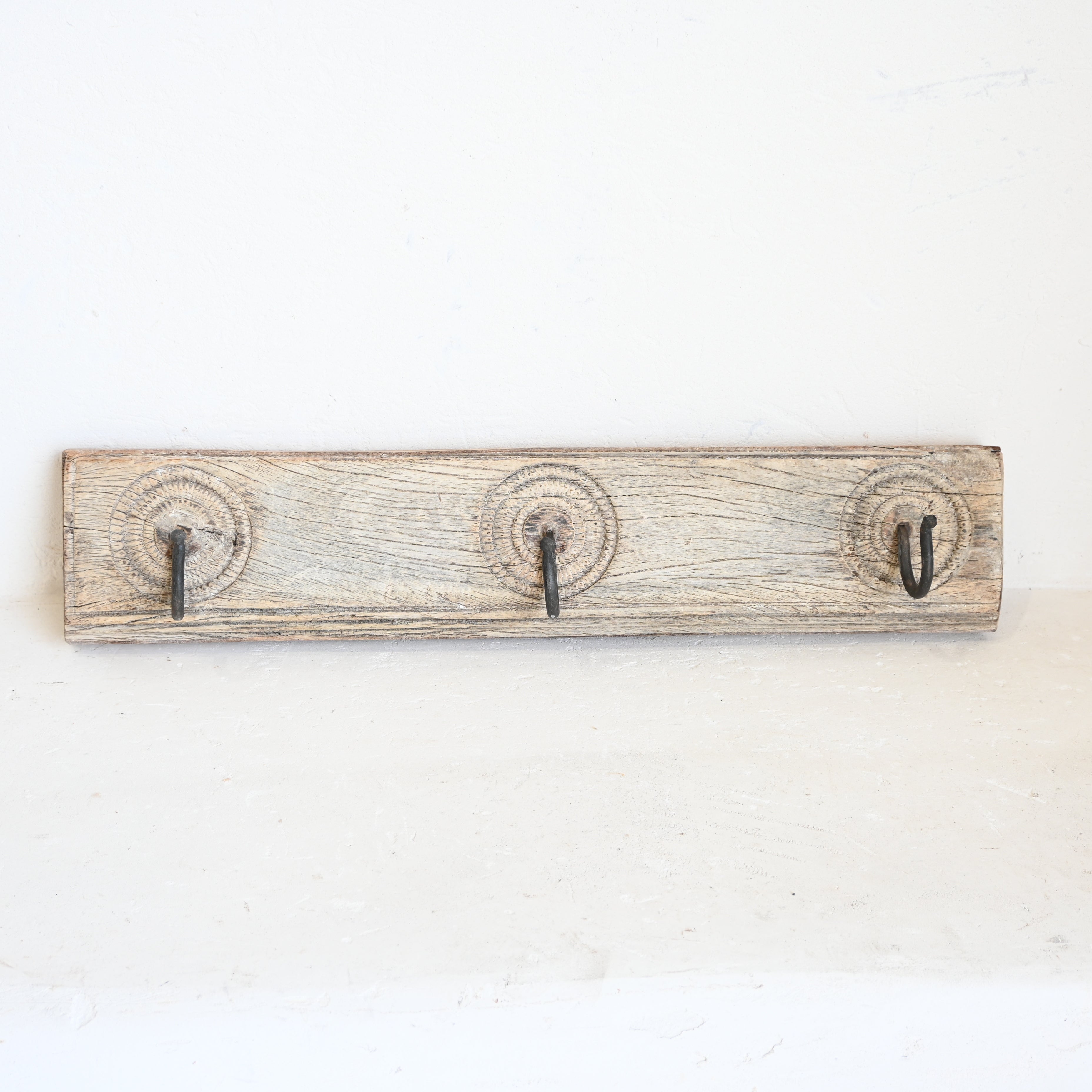 Carved Indian Timber Hook 308047