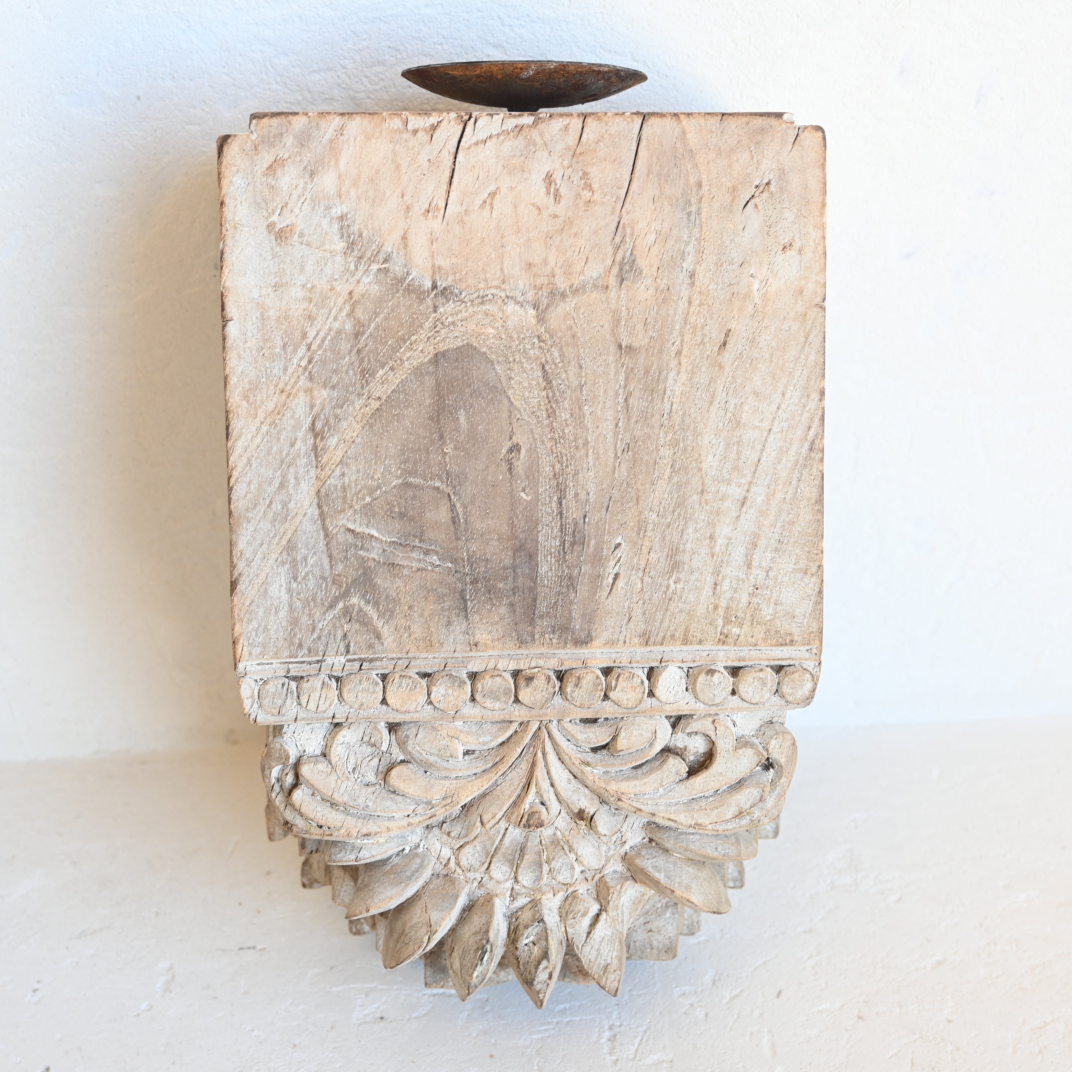 Indian Wall mount Candle stand 319646 - B