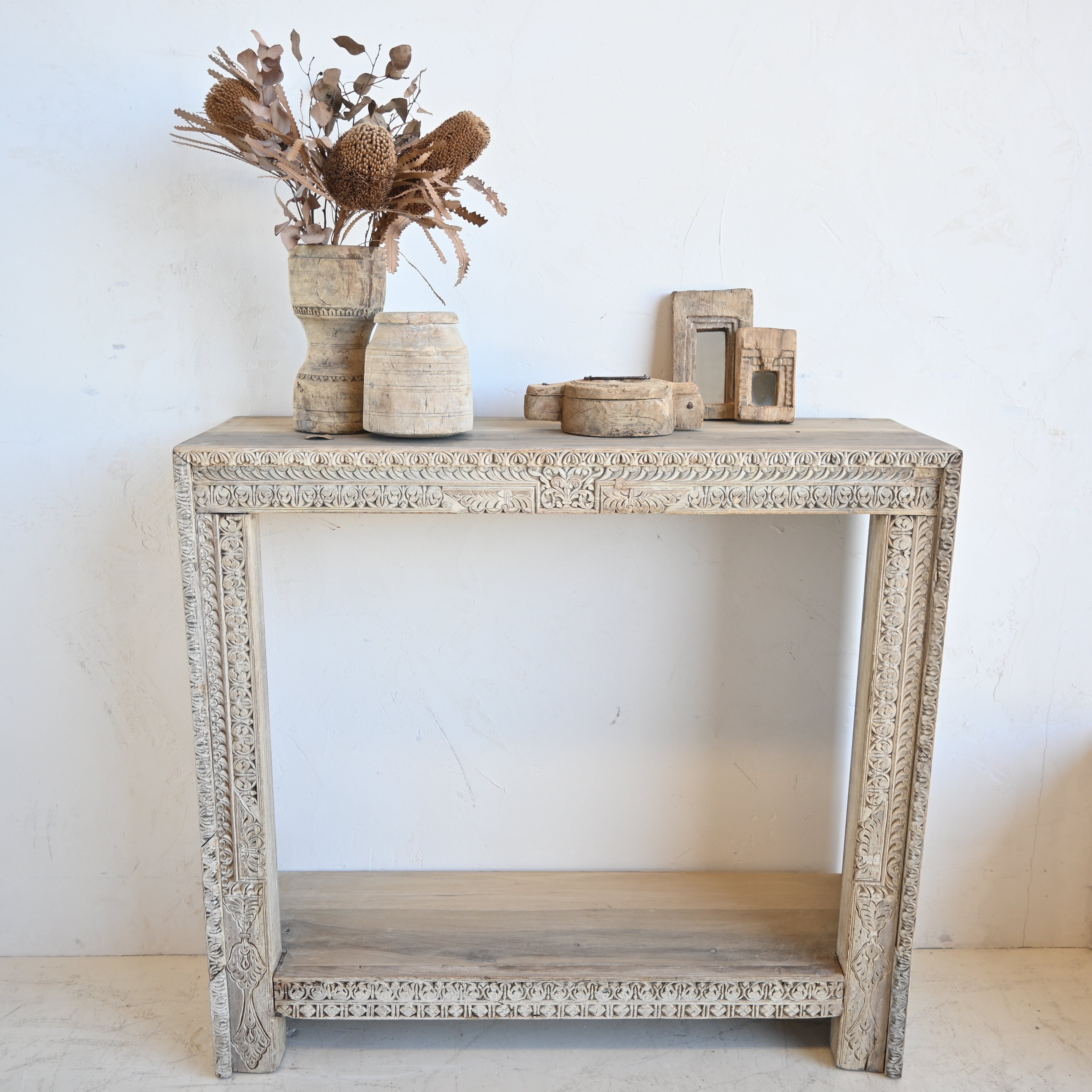 Vintage Indian Carved Console 321932