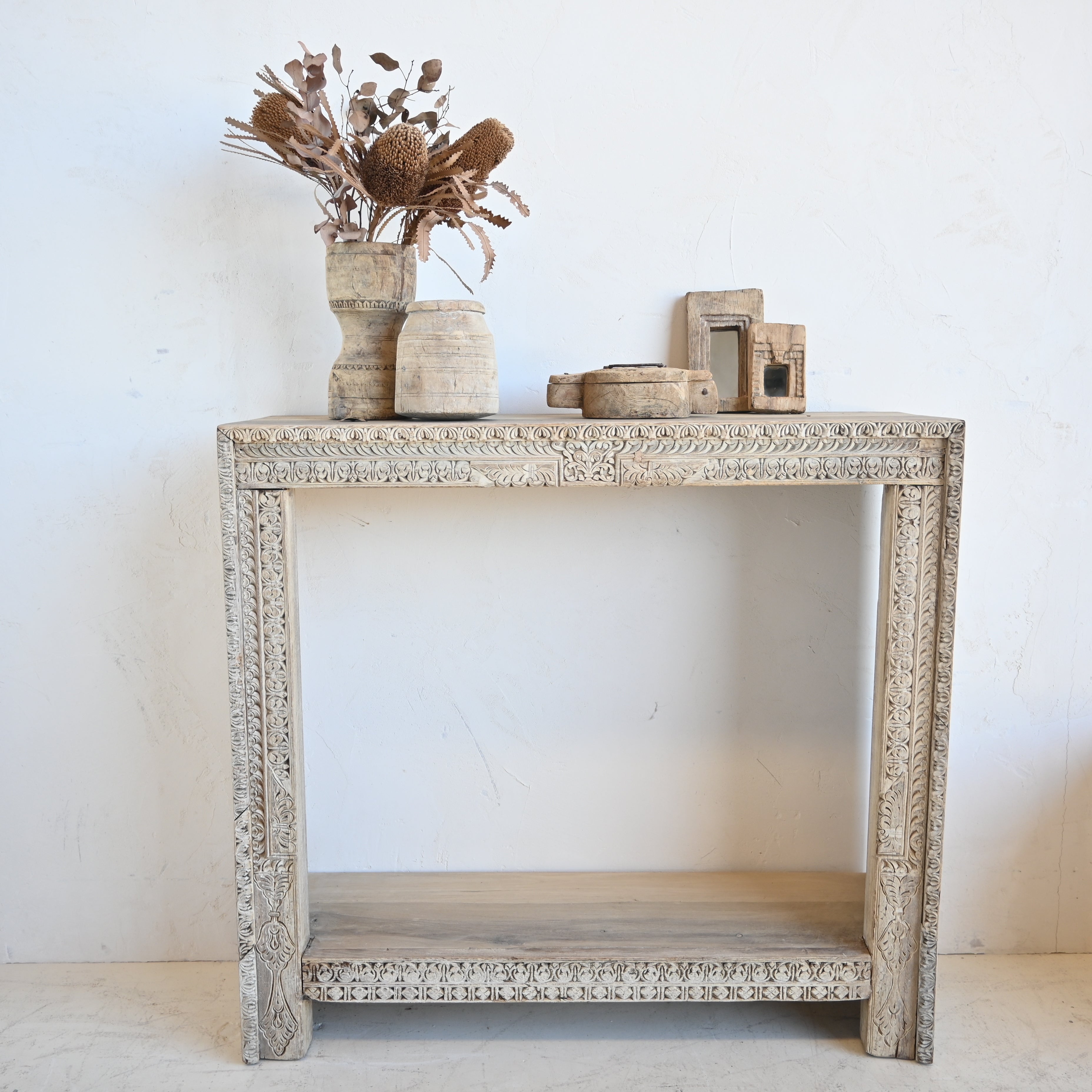 Vintage Indian Carved Console 321932