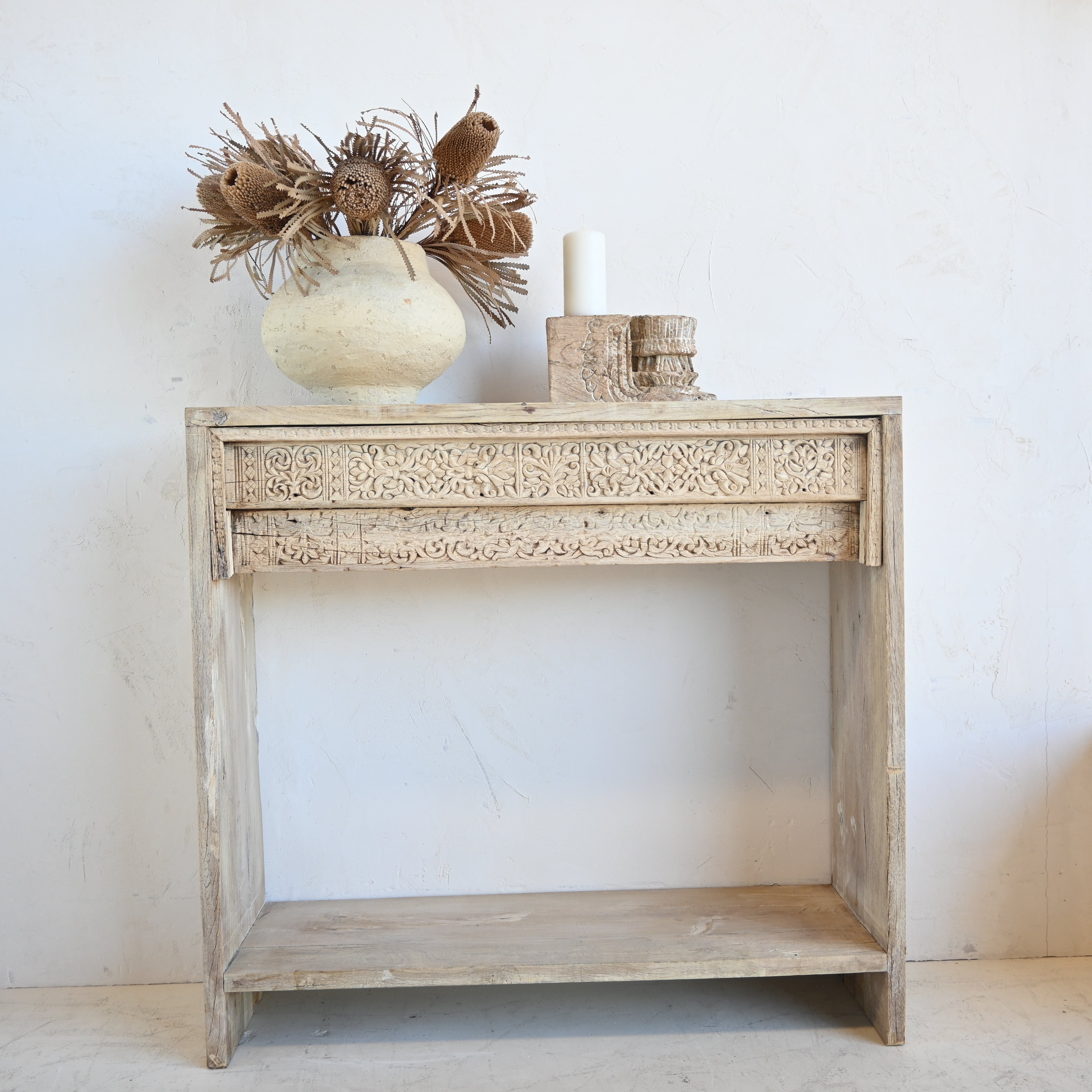 Vintage Indian Carved Console 320194