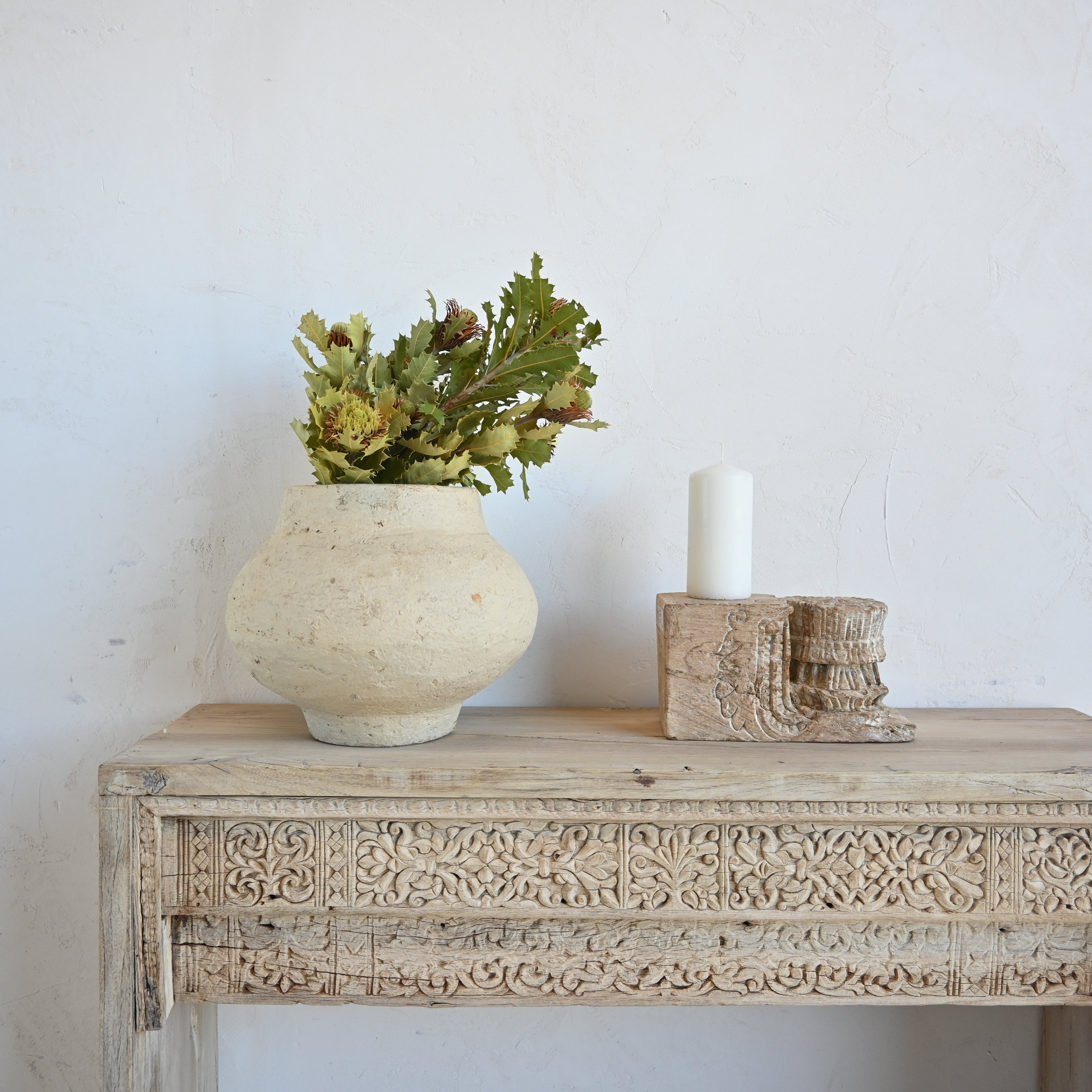 Vintage Indian Carved Console 320194