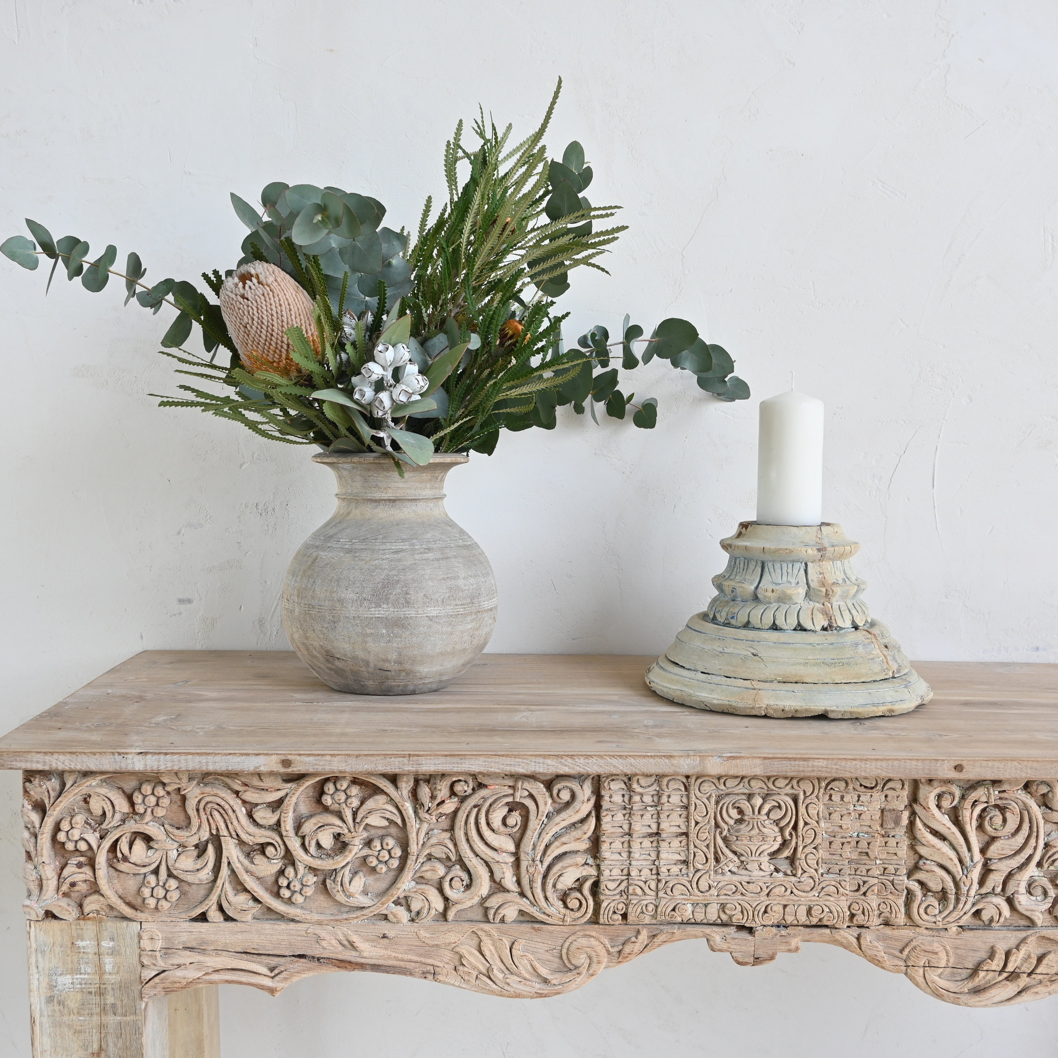 Vintage Indian Carved Console 302560