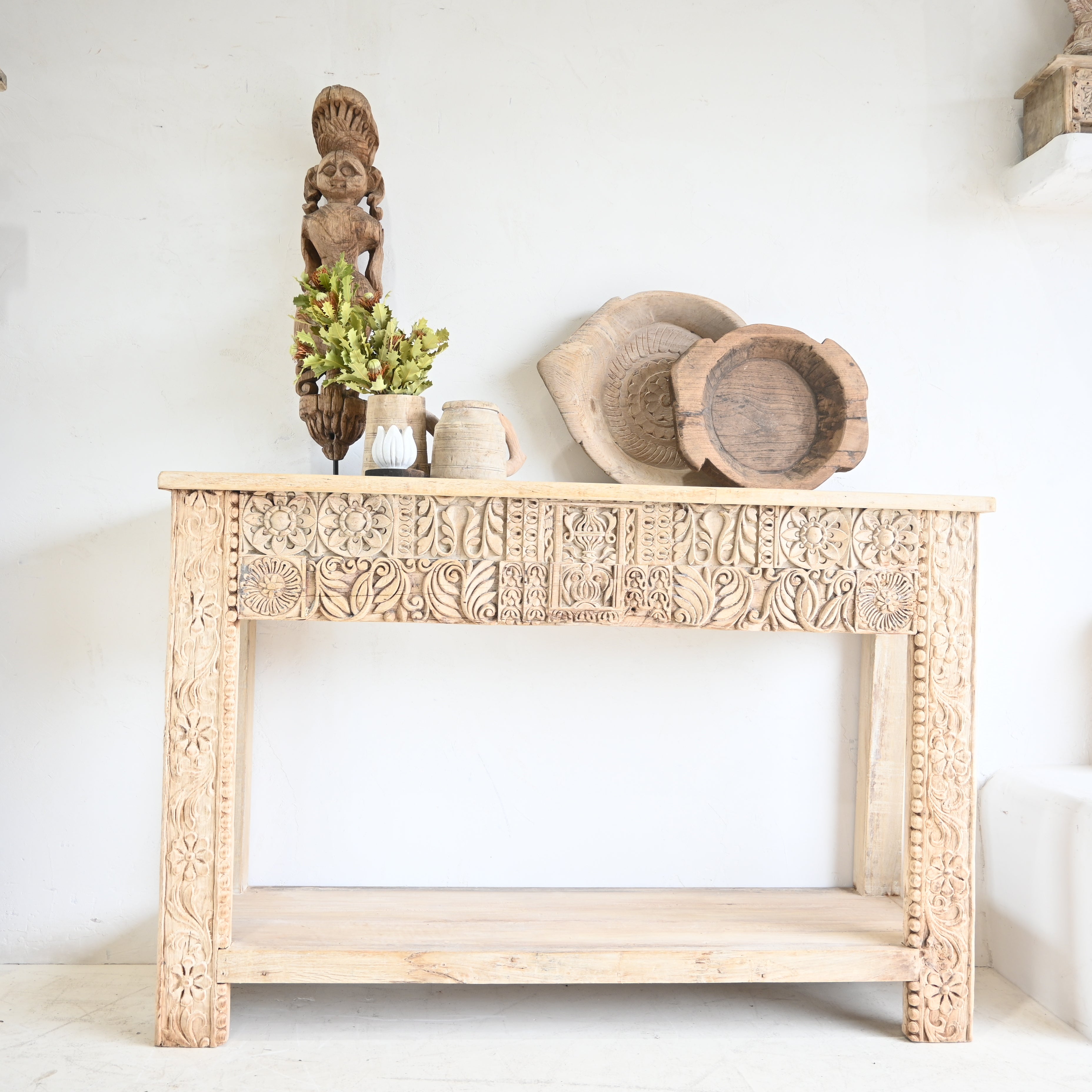 Vintage Indian Carved Console 309231