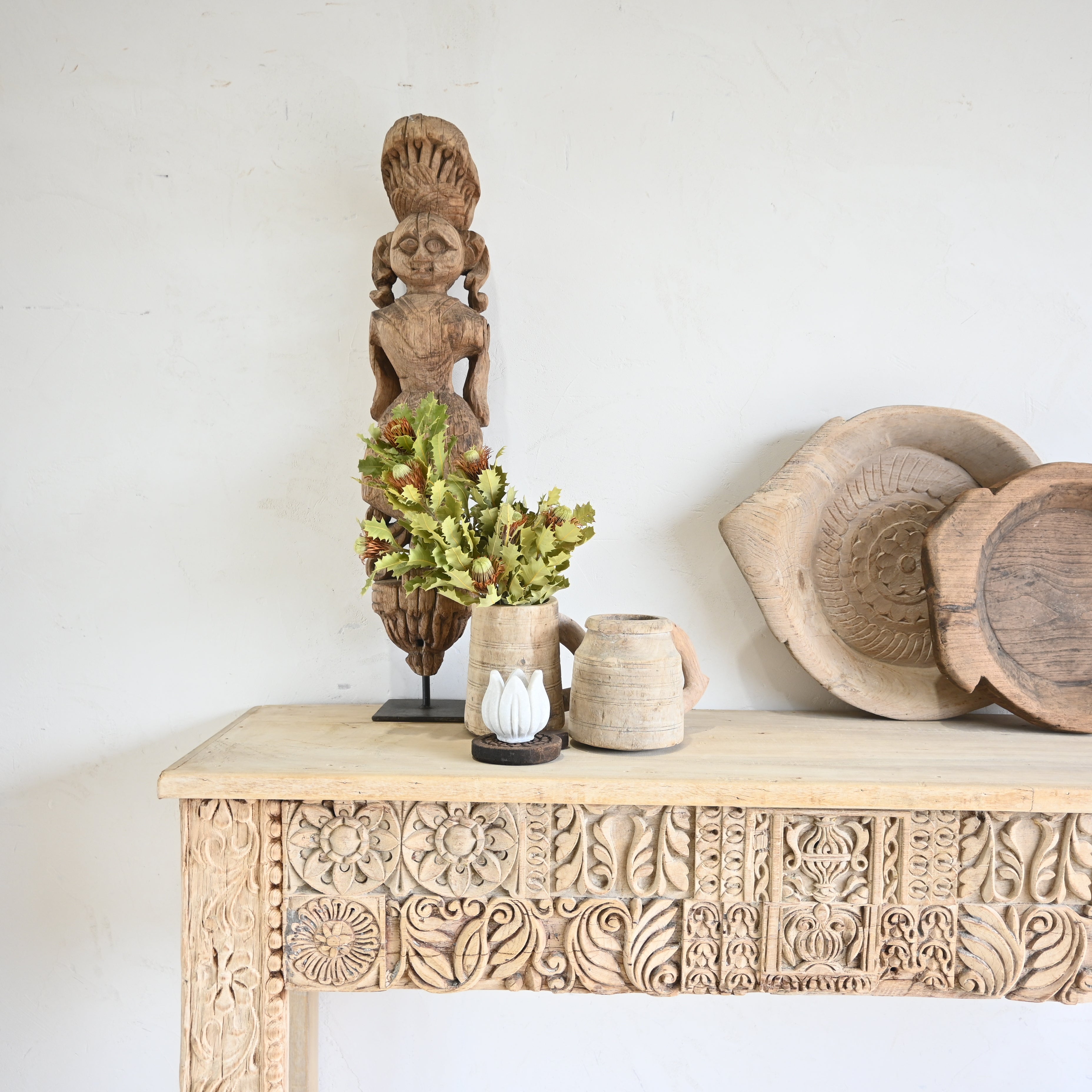 Vintage Indian Carved Console 309231