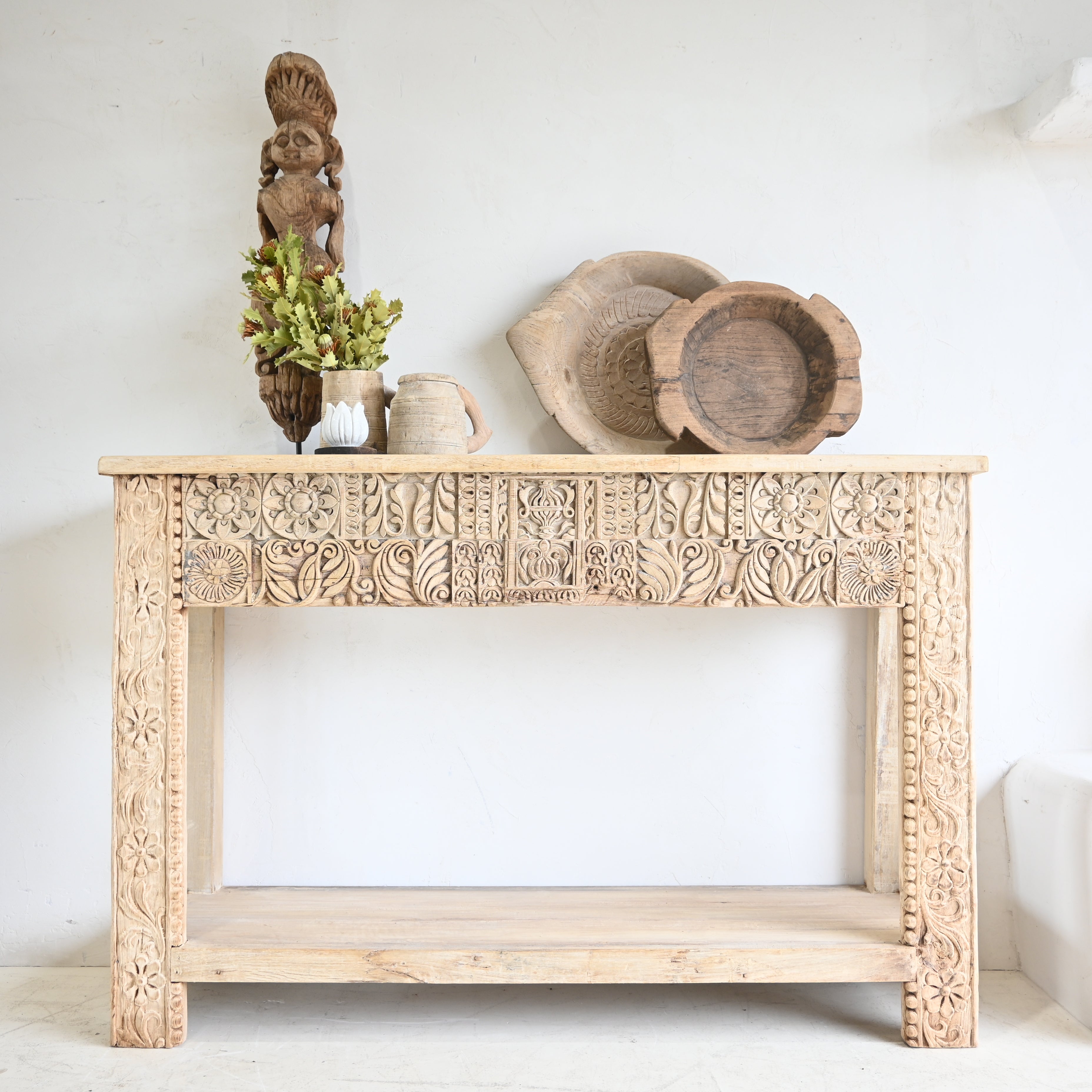 Vintage Indian Carved Console 309231