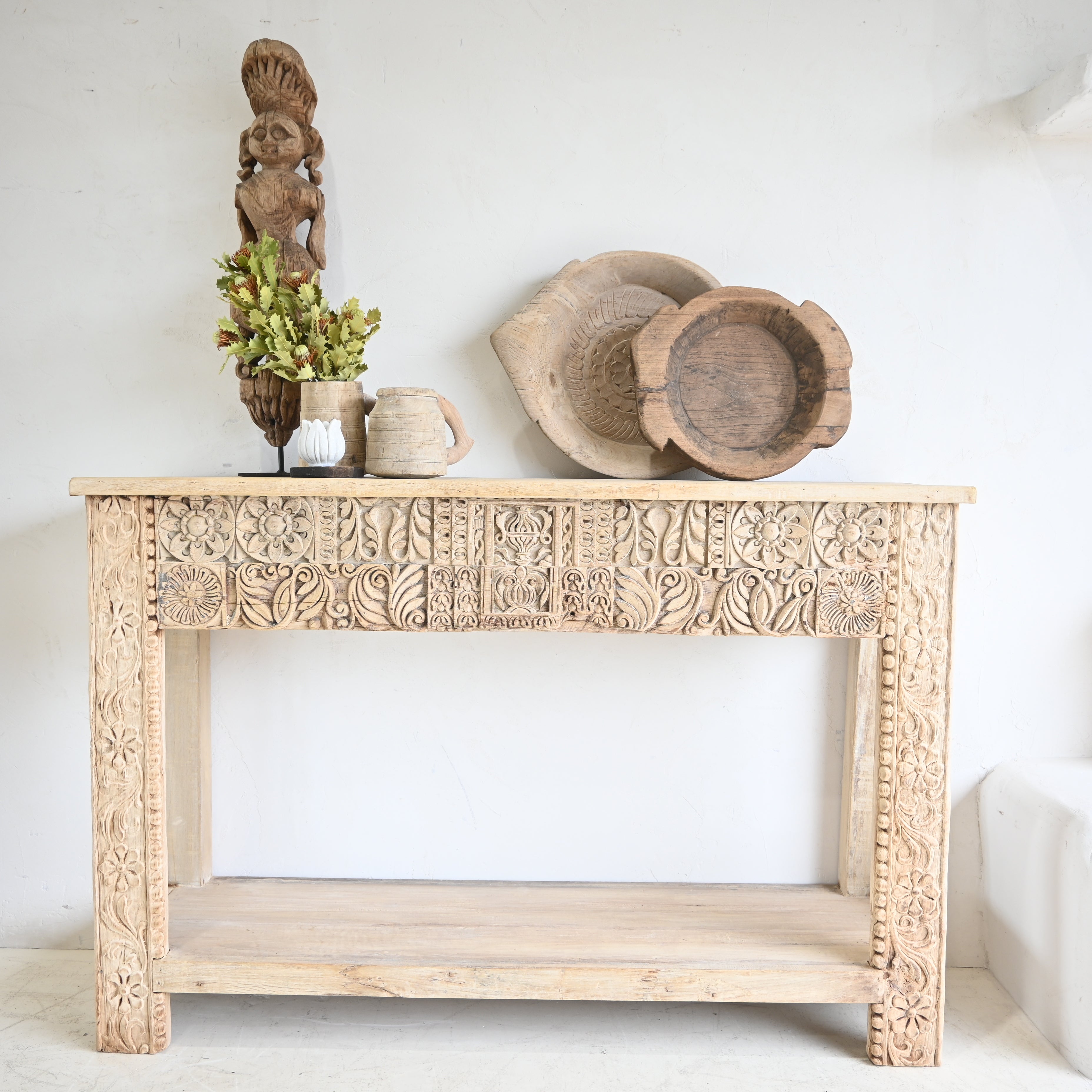 Vintage Indian Carved Console 309231