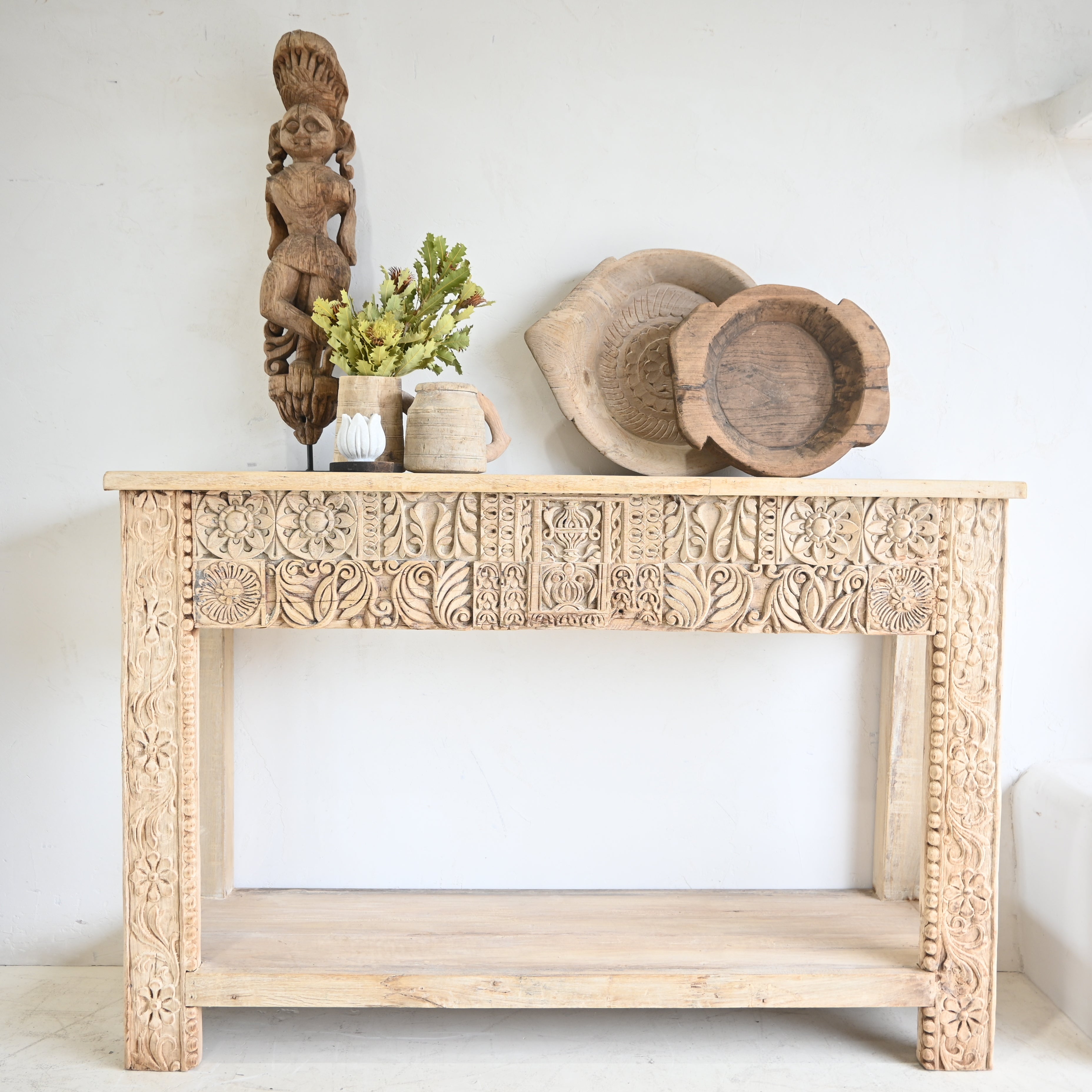 Vintage Indian Carved Console 309231
