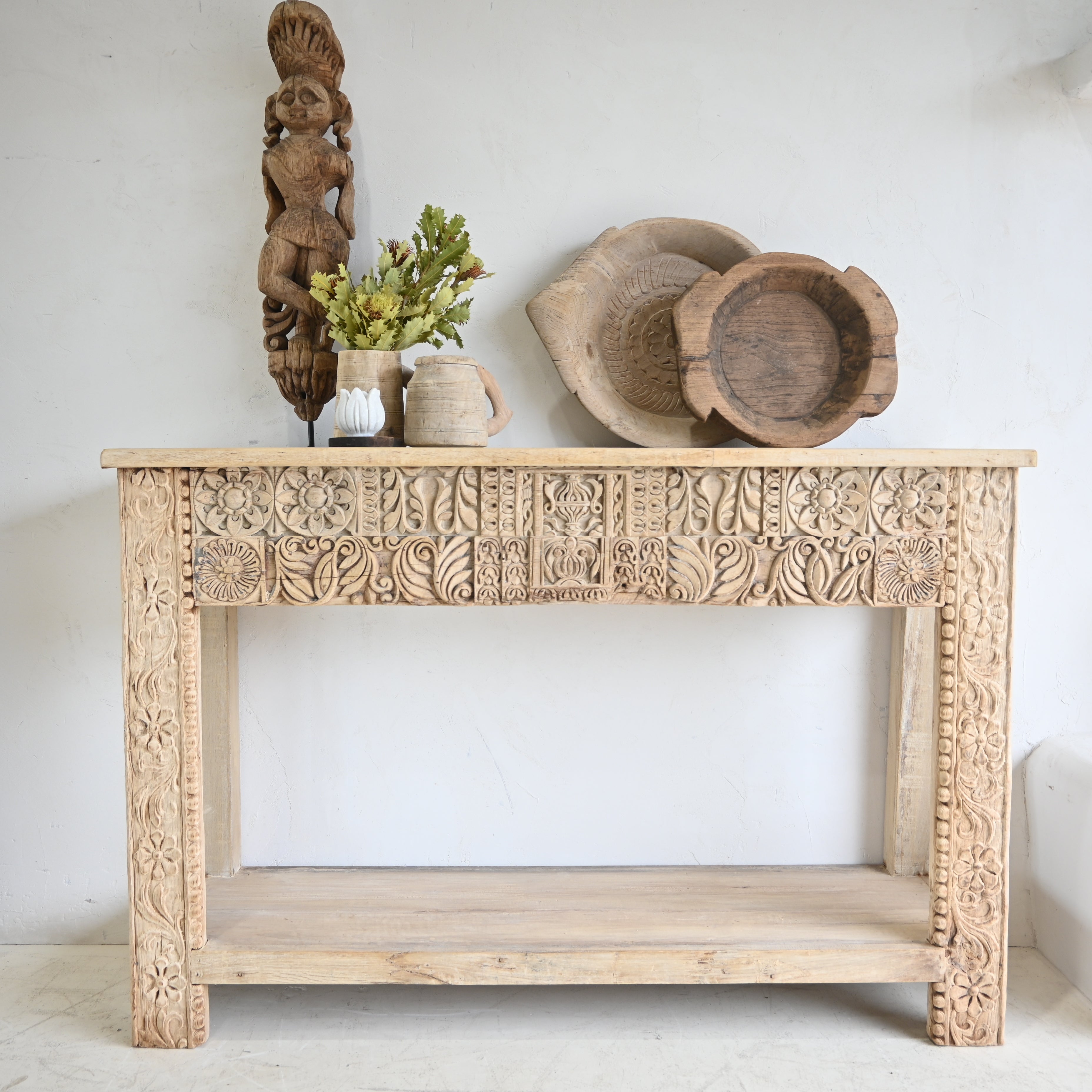 Vintage Indian Carved Console 309231