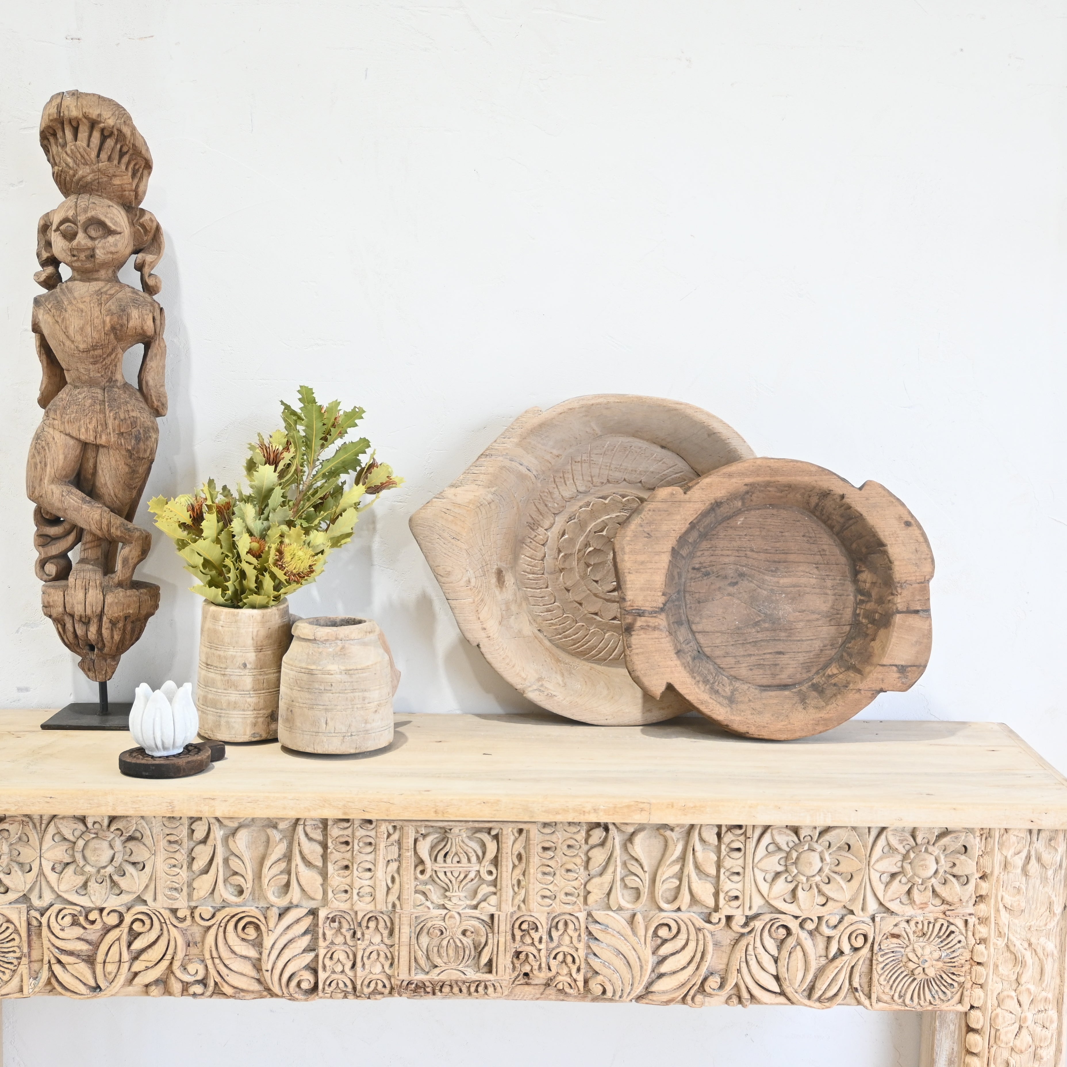 Vintage Indian Carved Console 309231